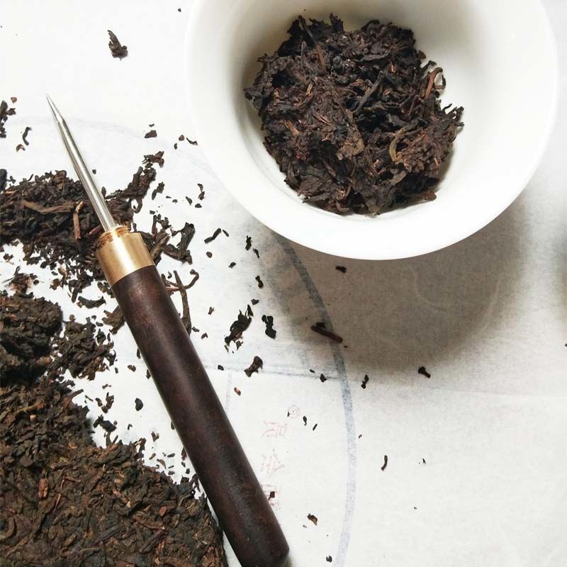 Wuzhou Liu Pao Tea Black Tea Aged Dark Tea Liu Bao Tea Cake Liubao HEI CHA 300g