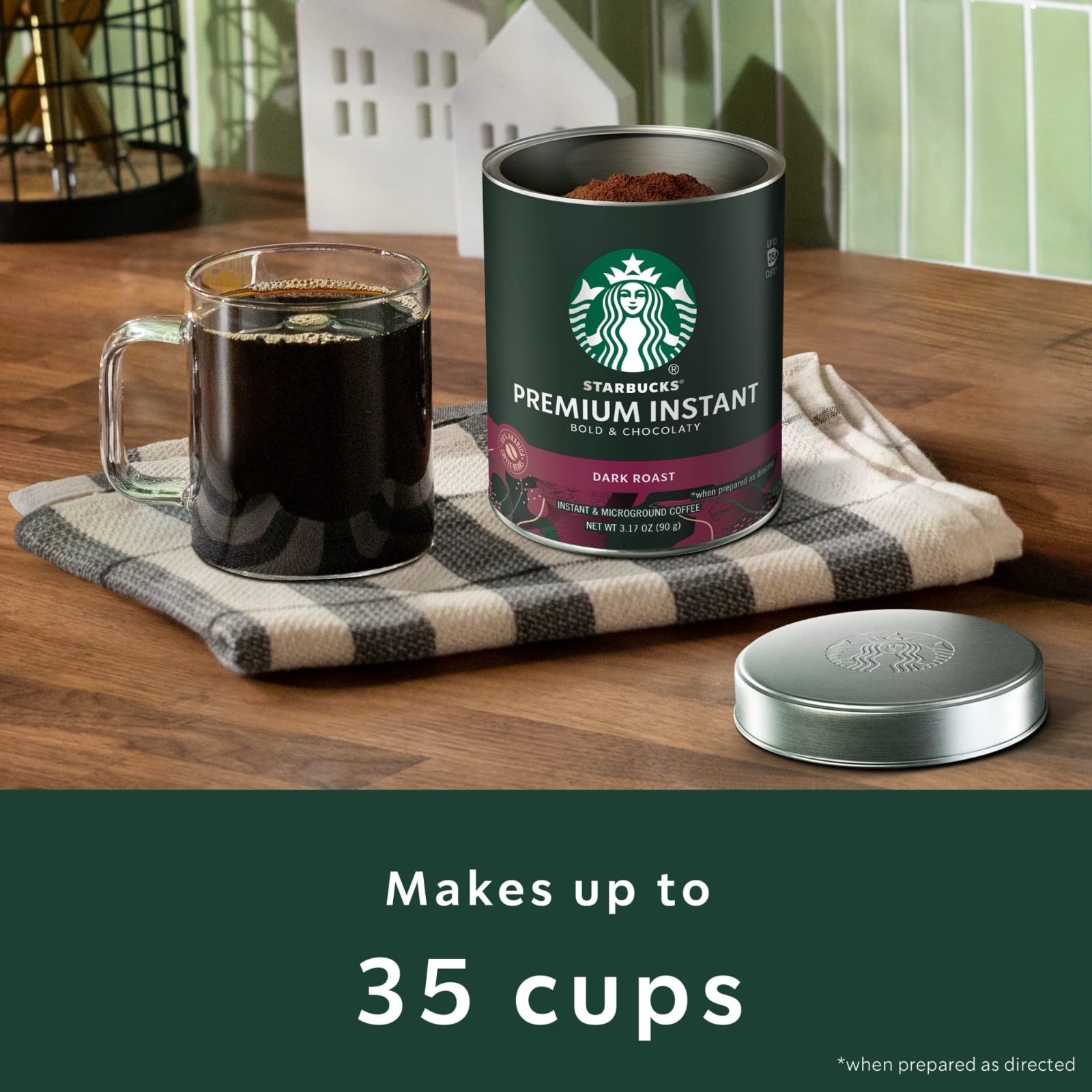 Starbucks Premium Dark Roast Instant Coffee 3.17 oz – Usually Delivery 2–3 Days