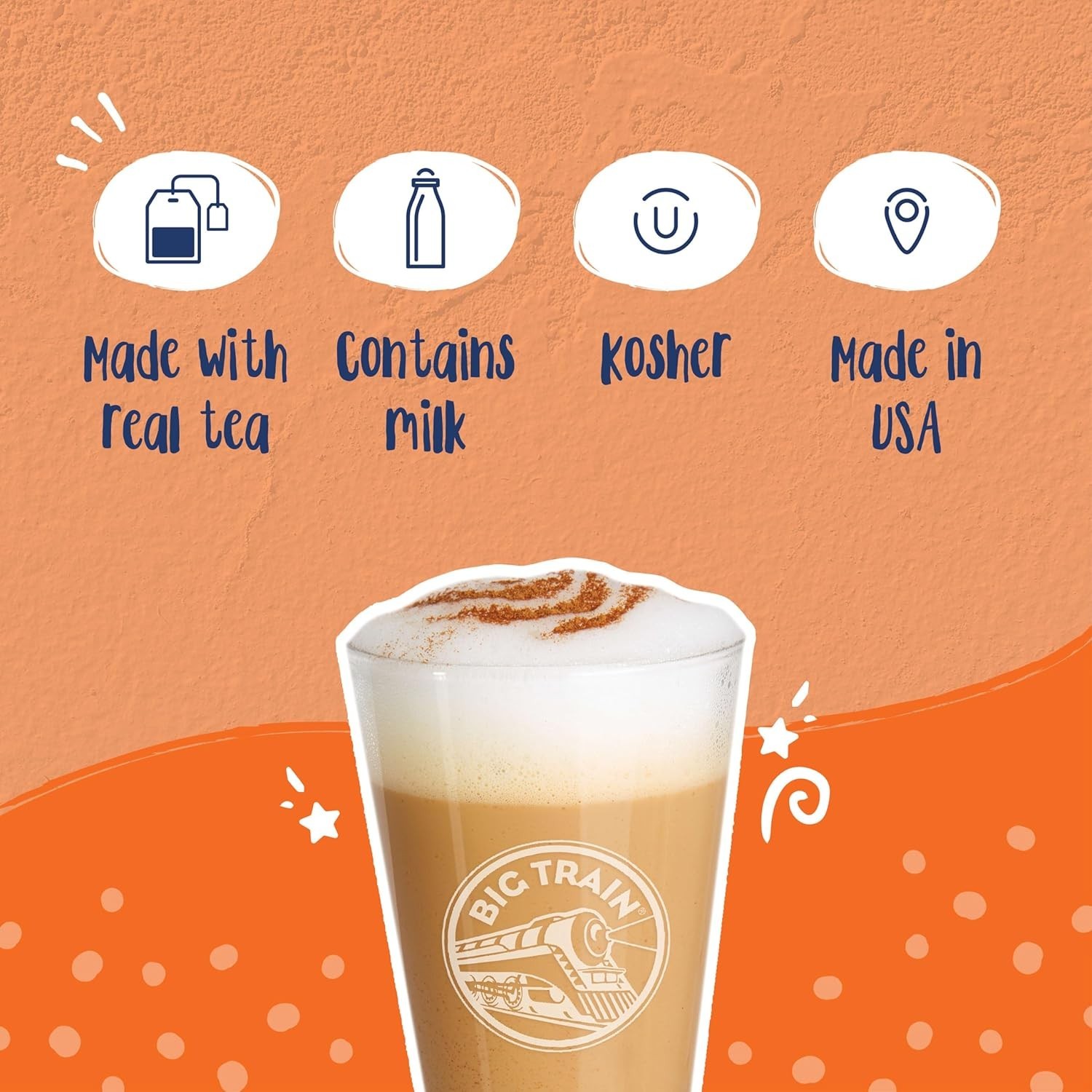 Versatile Spiced Chai Latte Powder – 56 Ounce Pack for Cozy Drinks Anytime