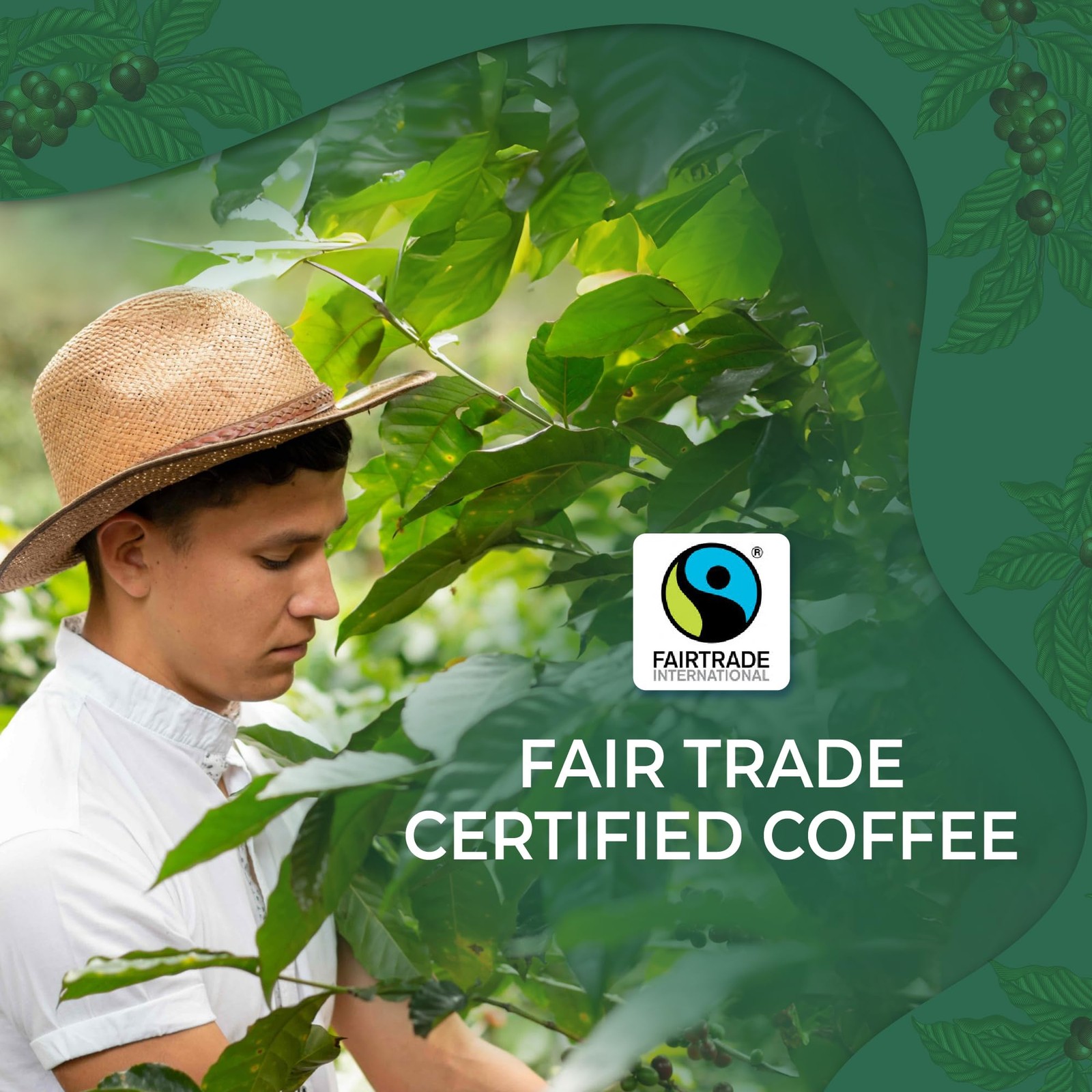 from Costa Rica, Medium Roast Ground, 1 bag 12 OZ (340 Grams), Fair Trade, 10…