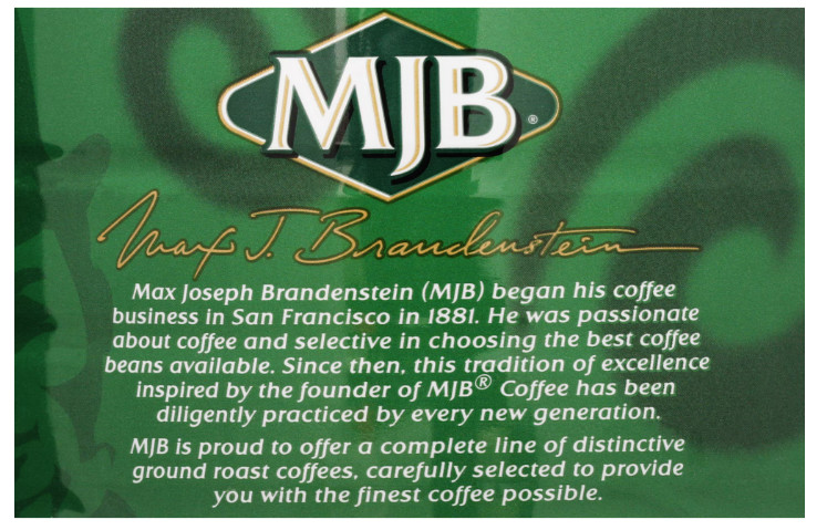 MJB European Ground Coffee, Dark Roast, 23 Ounce Can