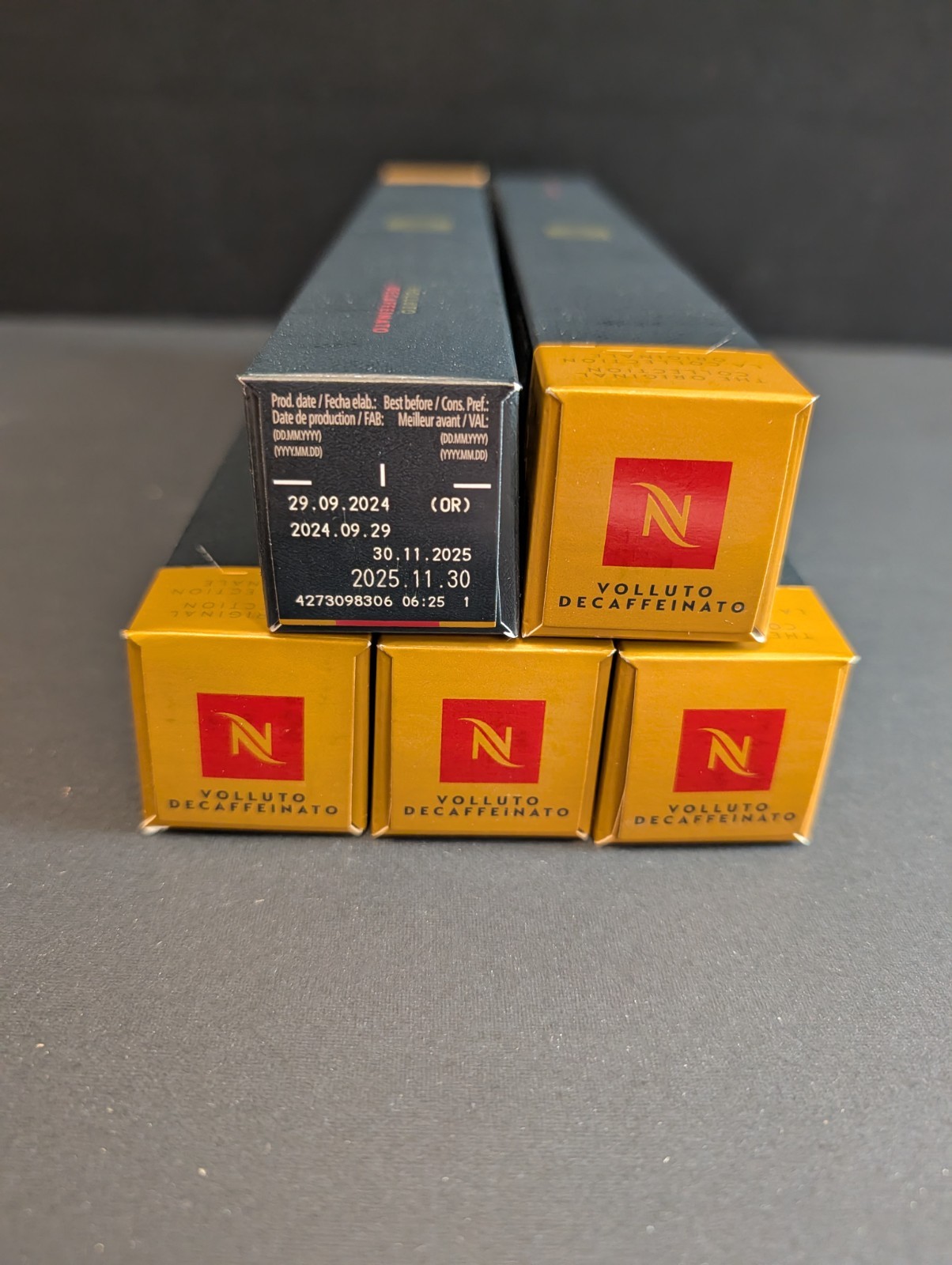 Nespresso Capsules Original Decaf Volluto DecaffeinatedMild Roast Coffee 50 Pods