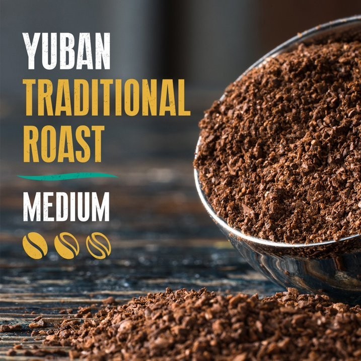 2 PACK- Yuban 43.1 oz Traditional Roast Medium Roast Ground Coffee [Total 86 oz]