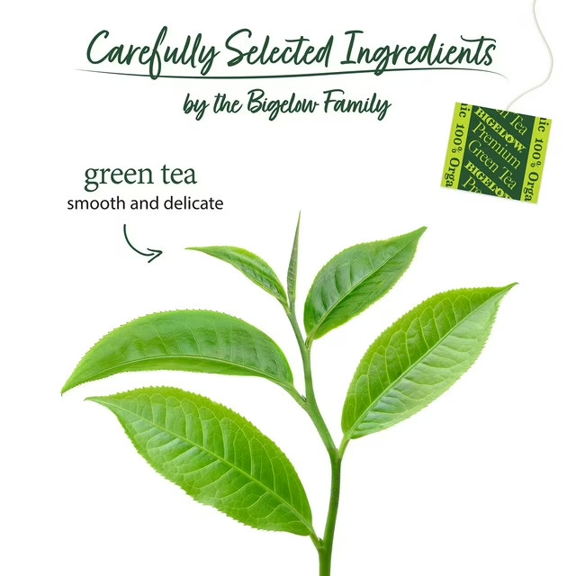 Bigelow Premium Organic Green Tea 140 Count Bags Healthy.