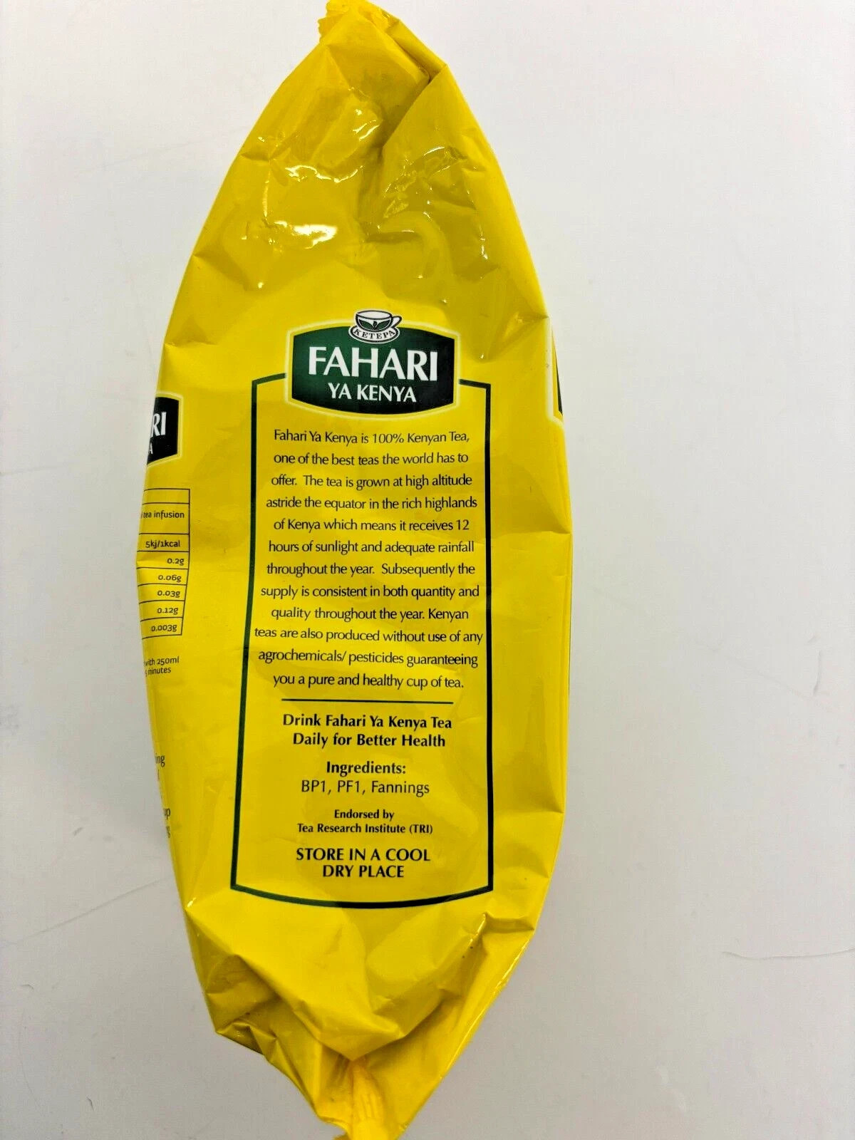 Fahari Ya Kenya 500g – Kenyan Black Tea Loose Leaf exp. Sept. 17 2028