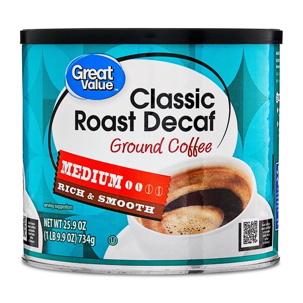 Decaf Classic Medium Roast Ground Coffee, 25.9 oz