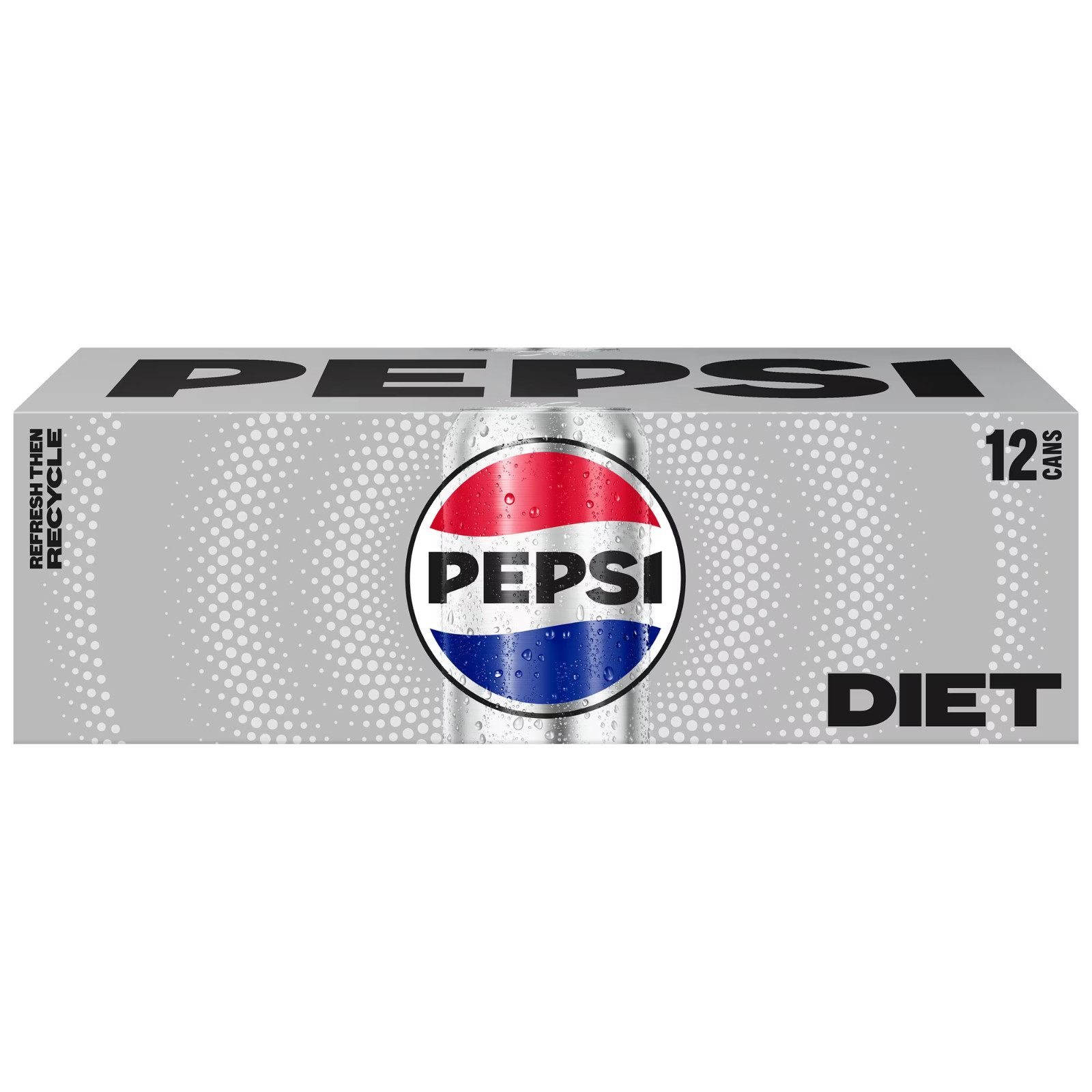 Diet Pepsi Cola Soda Pop 12 fl oz 12 Pack Cans