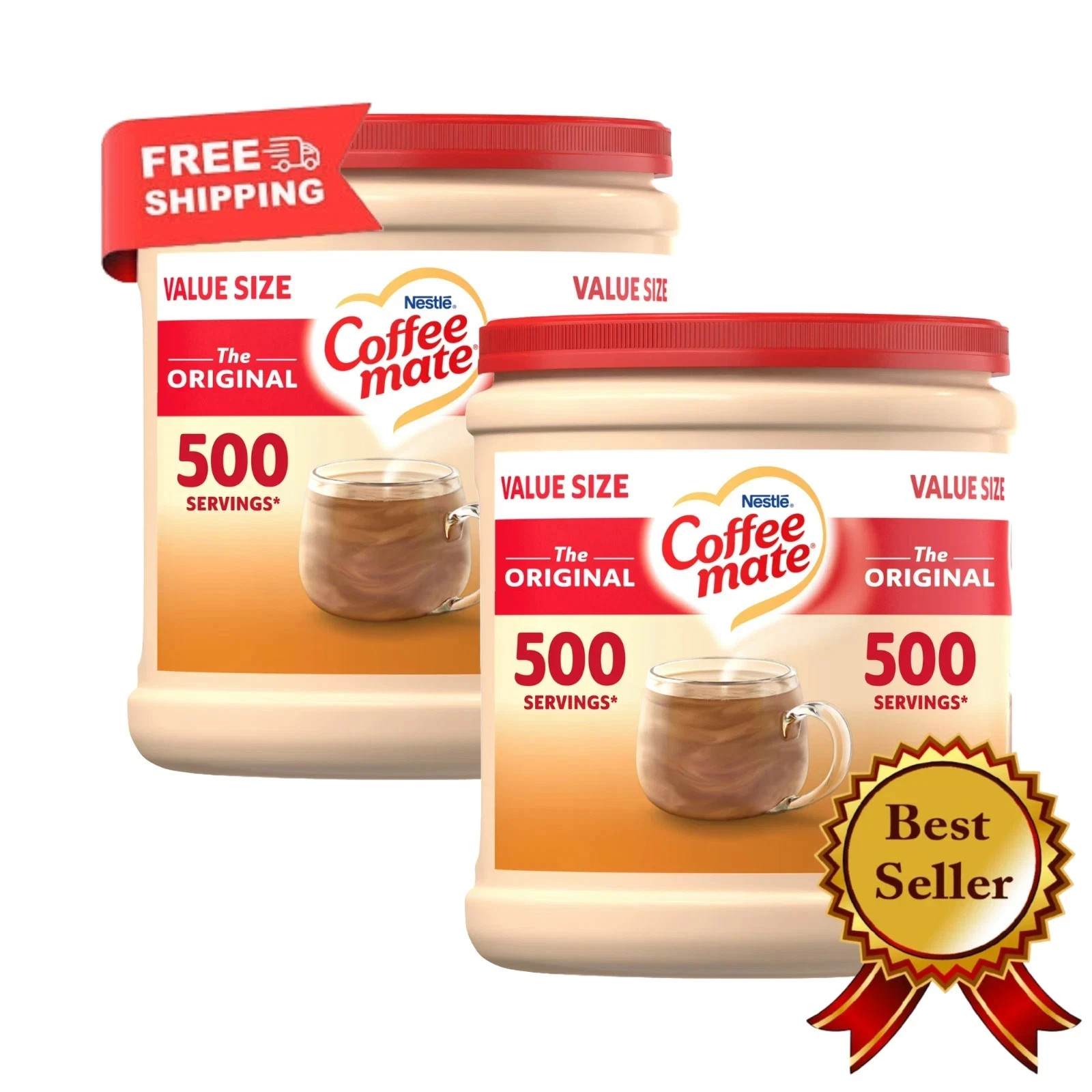 (pack 2) Nestle Coffee Mate, The Original Powdered Coffee Creamer, 35.3 oz
