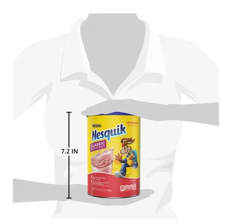 Nestle Nesquik Strawberry Flavor Powder Drink Mix, 35.5 oz
