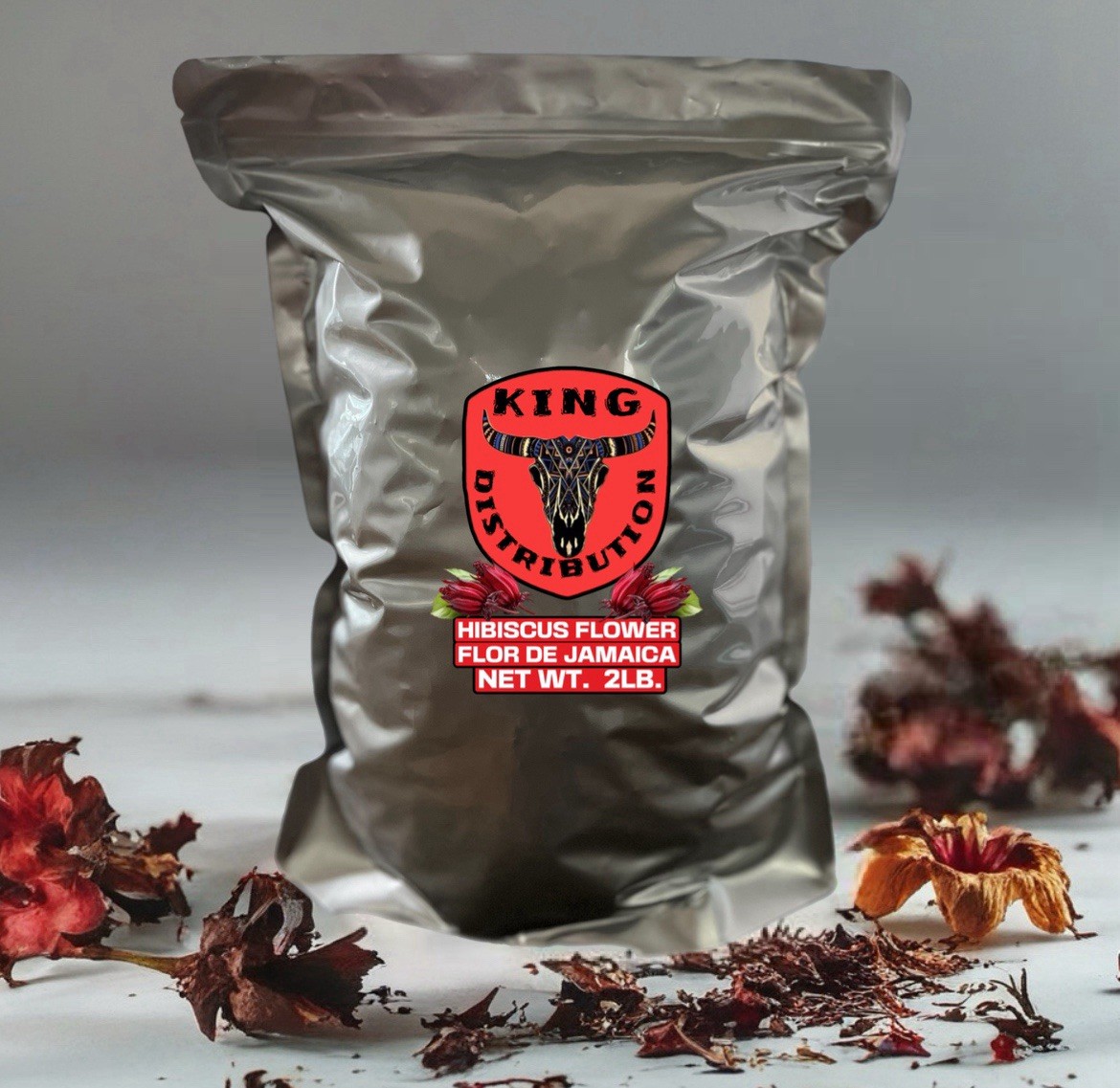 Hibiscus Tea – 2 Pound – Cut and Dried Natural Hibiscus Flowers “Jamaica”