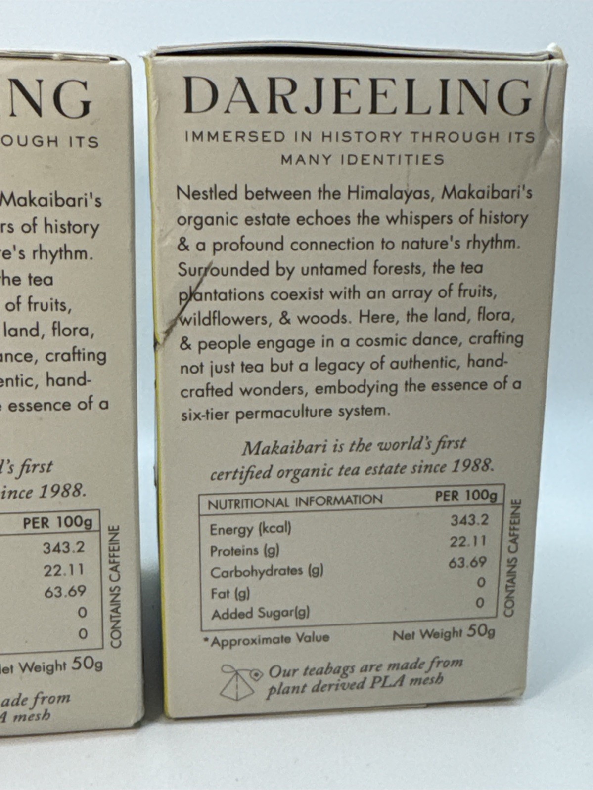 2x Makaibari Tea Treasures Darjoolong Tea USDA Certified 100 Grams Total 07/2026