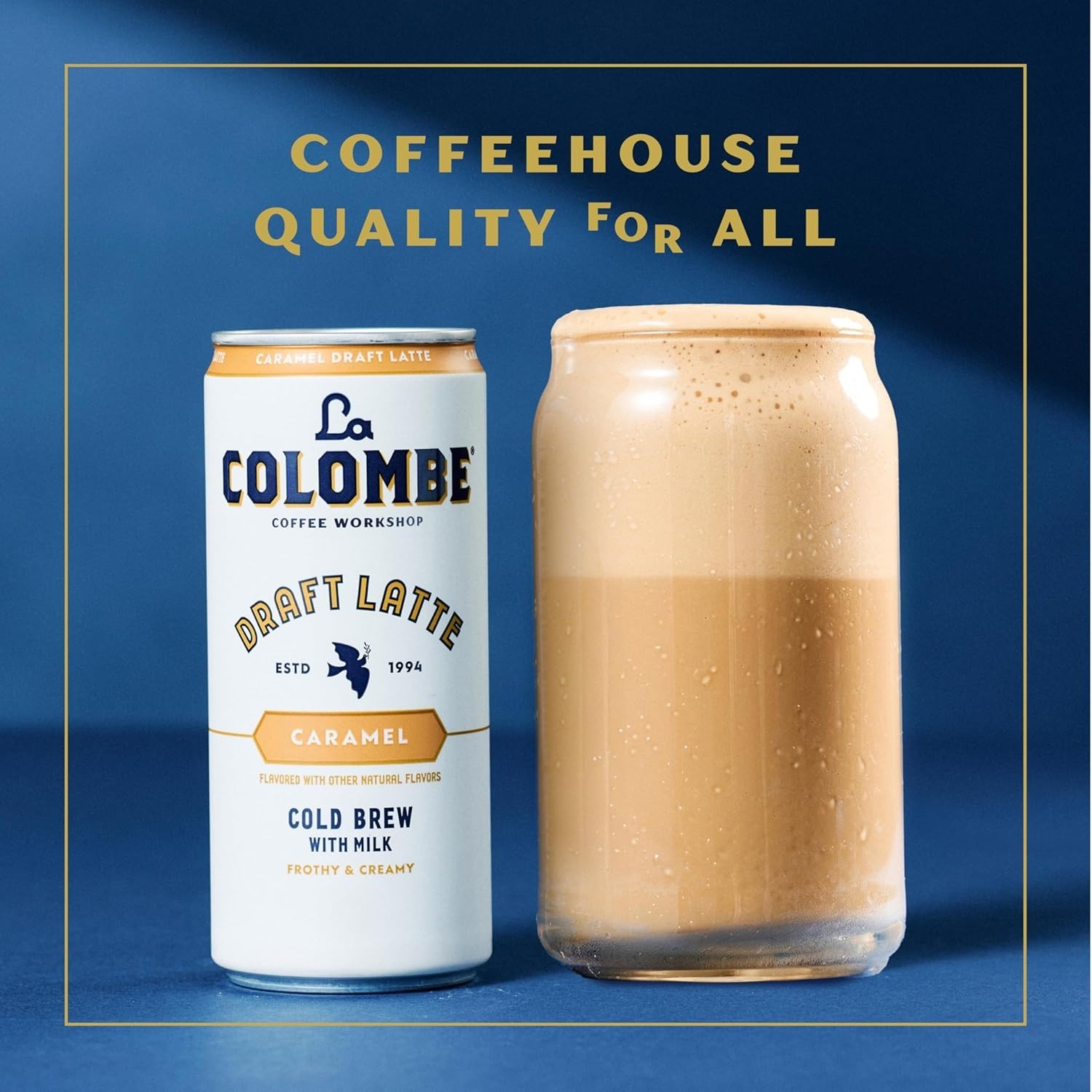 La Colombe Caramel Draft Latte 11oz Cans 12-Pack Ready-to-Drink Cold Brew