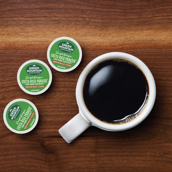 Costa Rica Paraiso Coffee, Keurig K-Cups, Medium Roast, 96 count