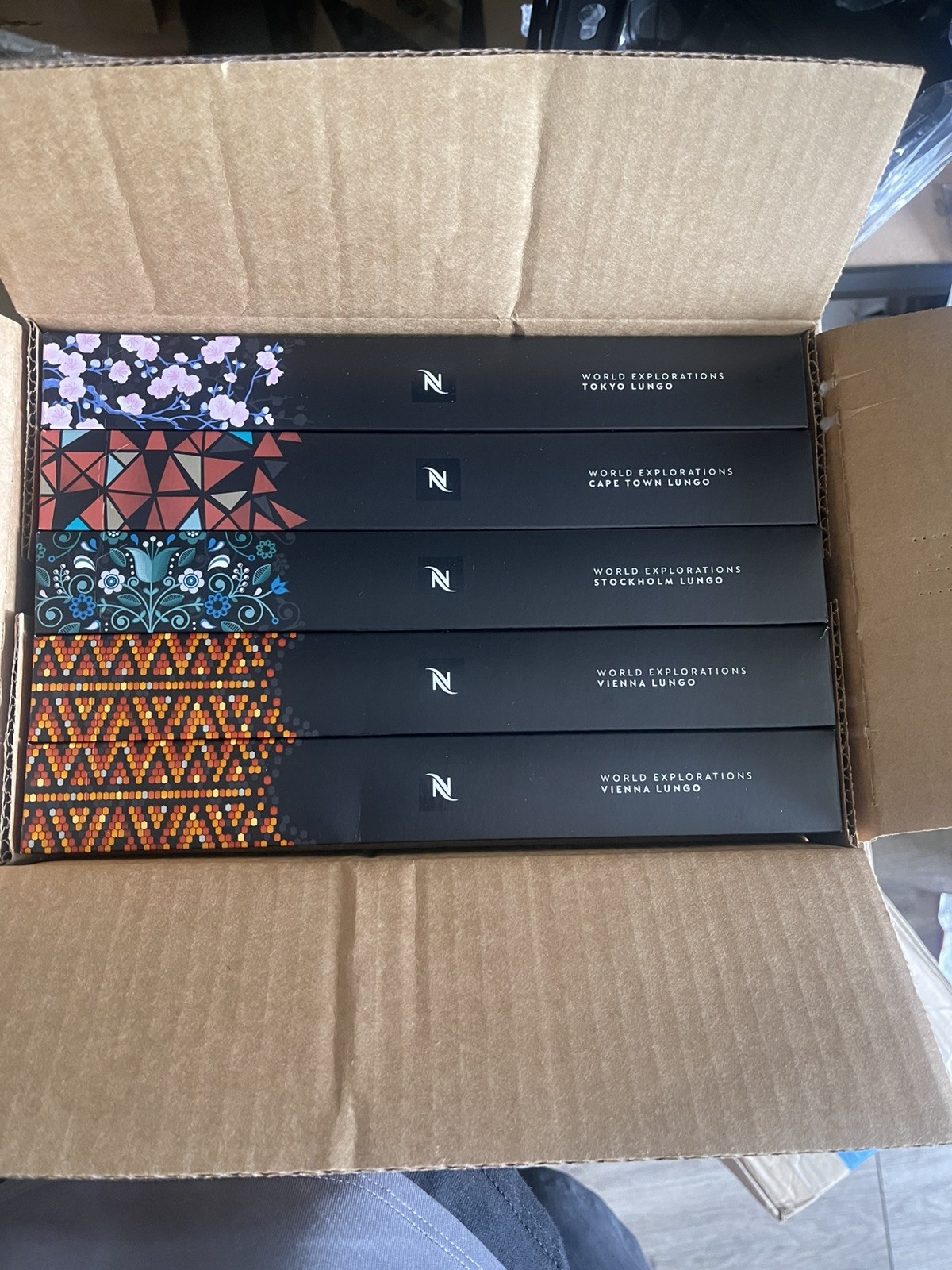 (100 Pods) Nespresso Capsules Original Line Morning Lungo Blends Variety Pack