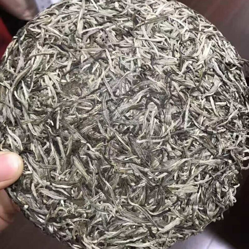 300g Fuding High Mountain Silver Needle Old White Tea Rich Aroma White Tea Cake