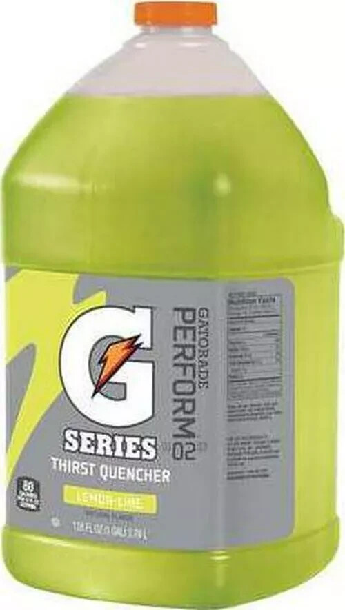 Gatorade 1 Gallon Concentrate Lemon-Lime Flavor Sports Drink Makes 6 Gallons NEW