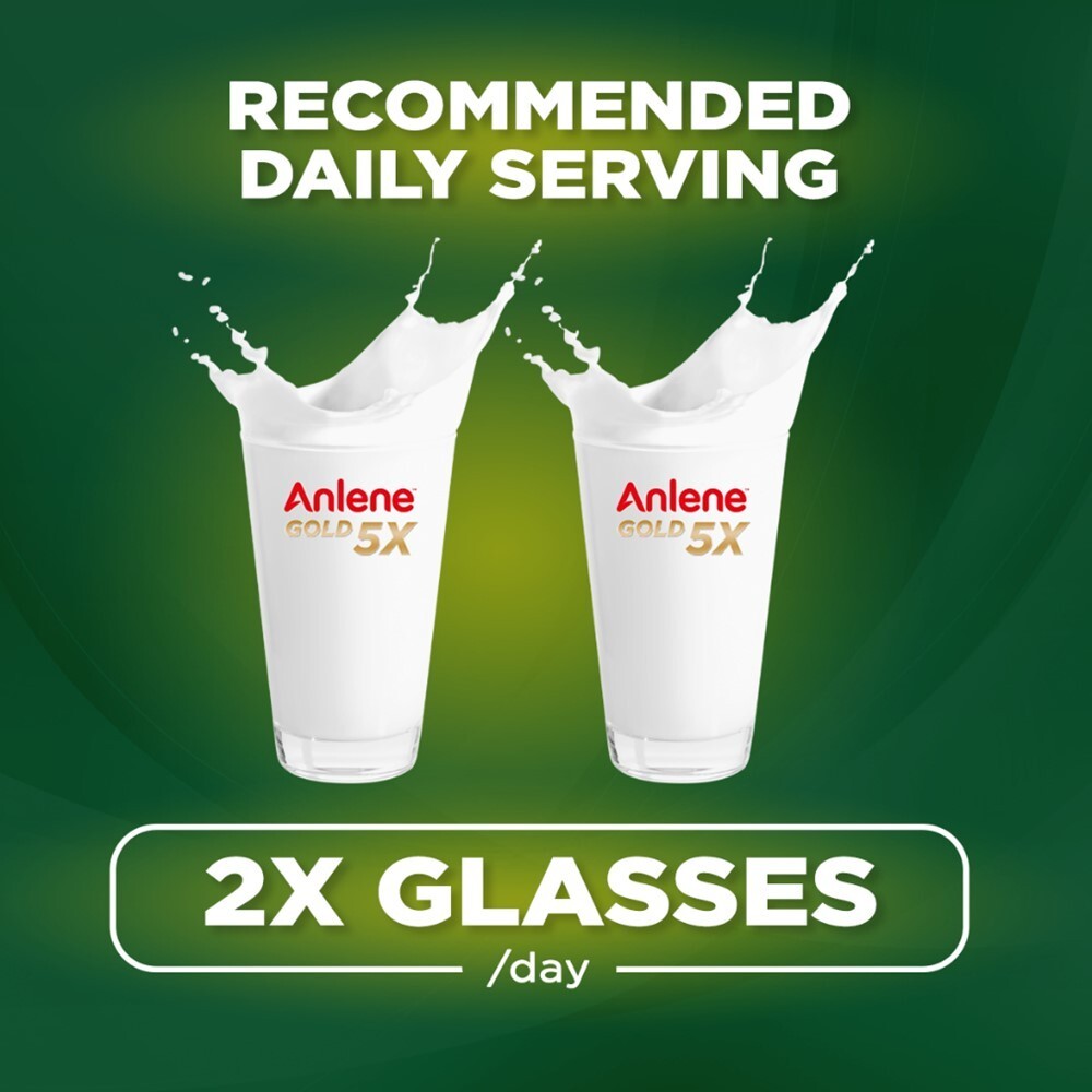 5 Packs 1kg Anlene Gold Calcium Protein Adult Milk Powder Free Shipping