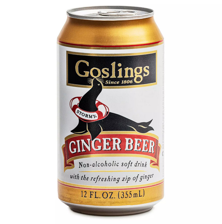 Goslings Non-Alcoholic Ginger Beer, 12 fl. oz. can, 24 pk.