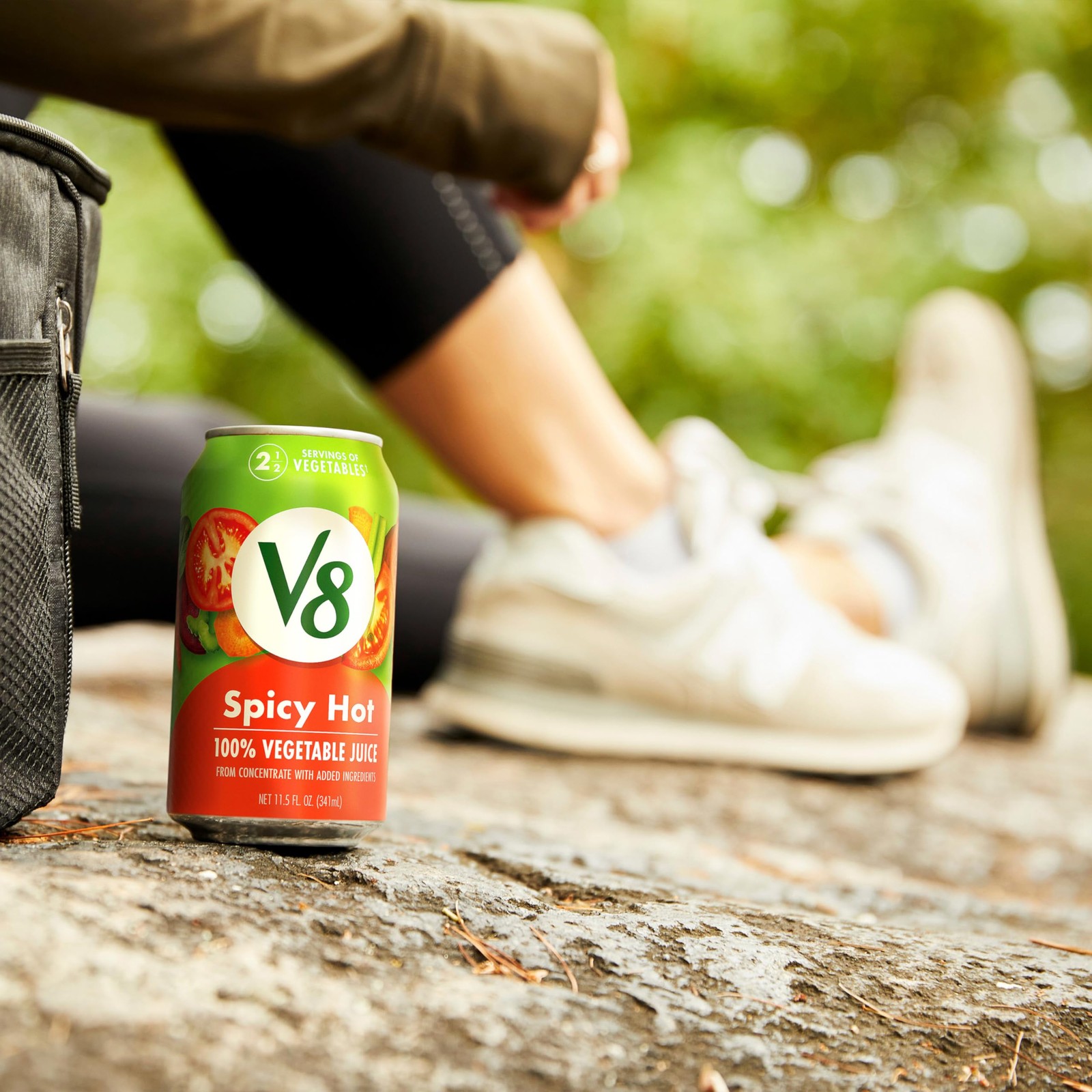 V8 Spicy Hot 100% Vegetable Juice, 11.5 fl oz Can (24 Pack)