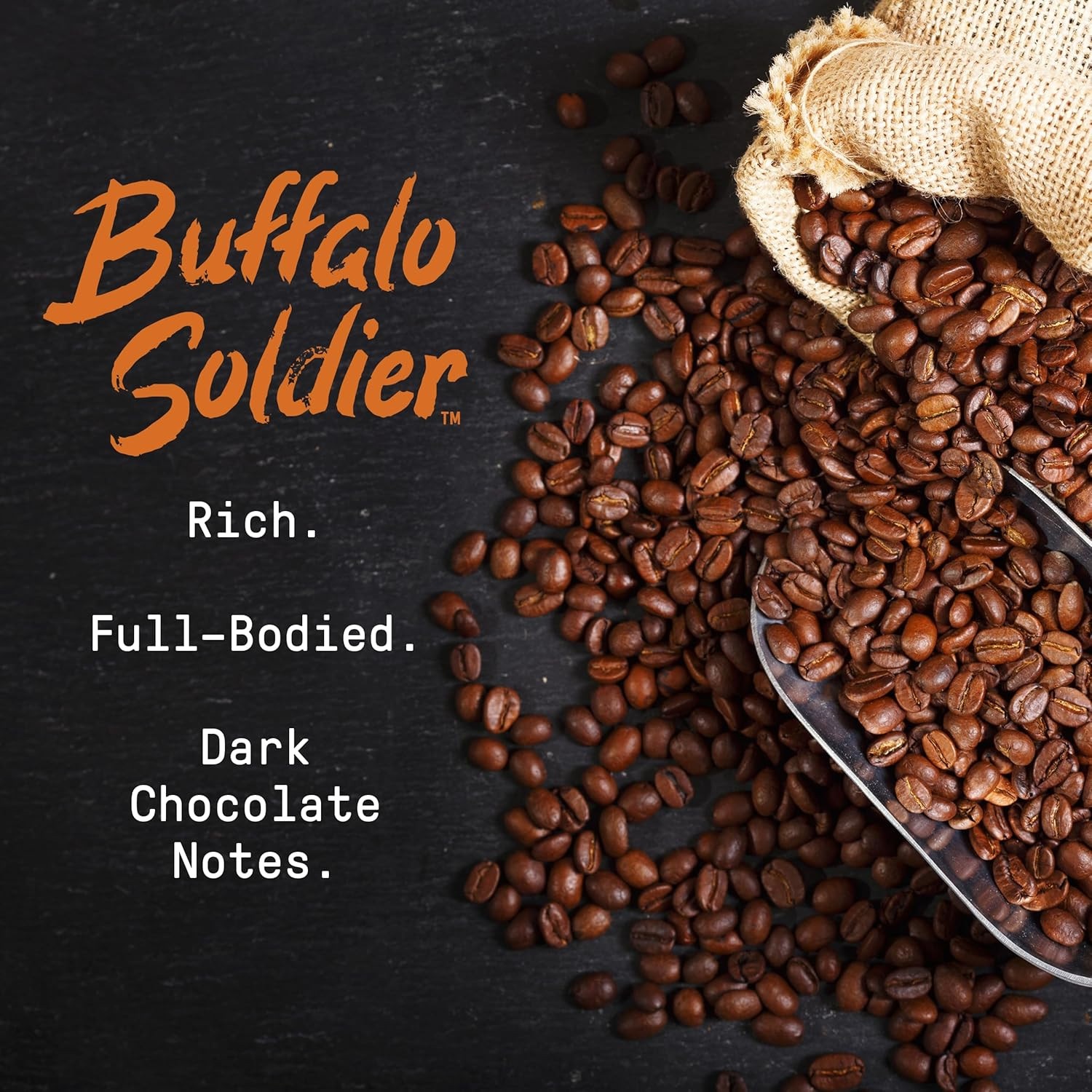 Marley Coffee Buffalo Soldier, Fairtrade Certified, Medium-Dark Roast Coffee, Ke