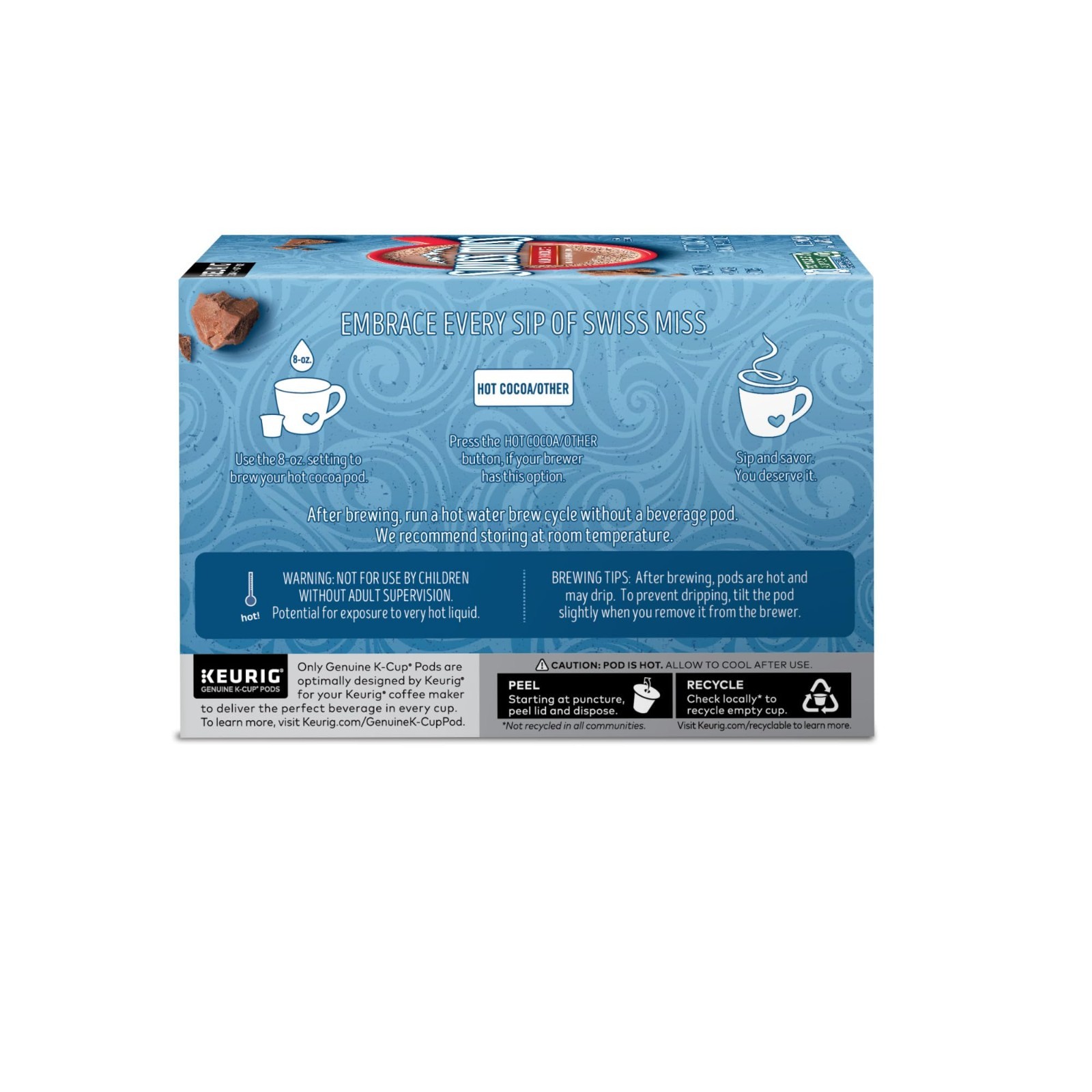 Rich Milk Chocolate Hot Cocoa K-Cup Pods for Keurig, 60 Count – Perfect for Cozy