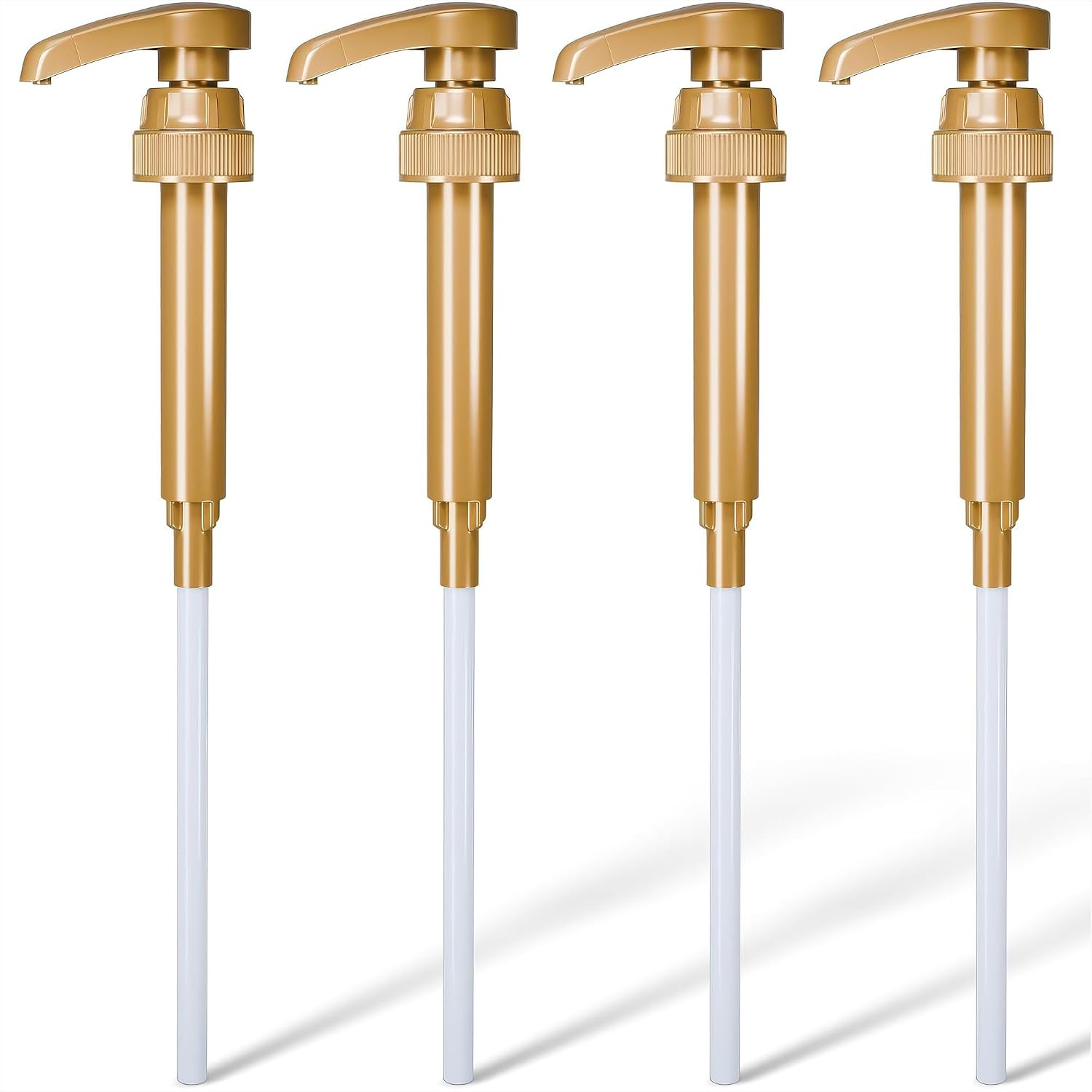 4 Pcs Coffee Syrup Dispenser Pump, Compatible with Torani & Skinny | 25.4 Oz (75