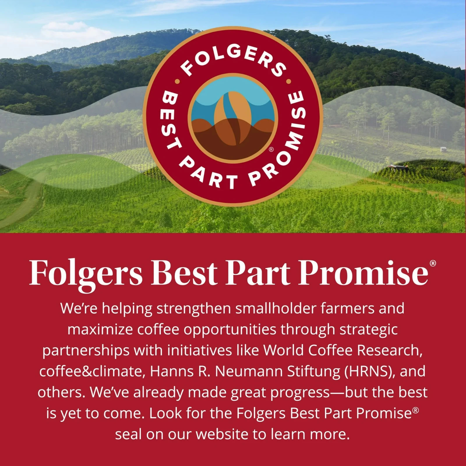 Folgers Classic Roast Ground Coffee, Medium Roast, 9.6 oz Canister