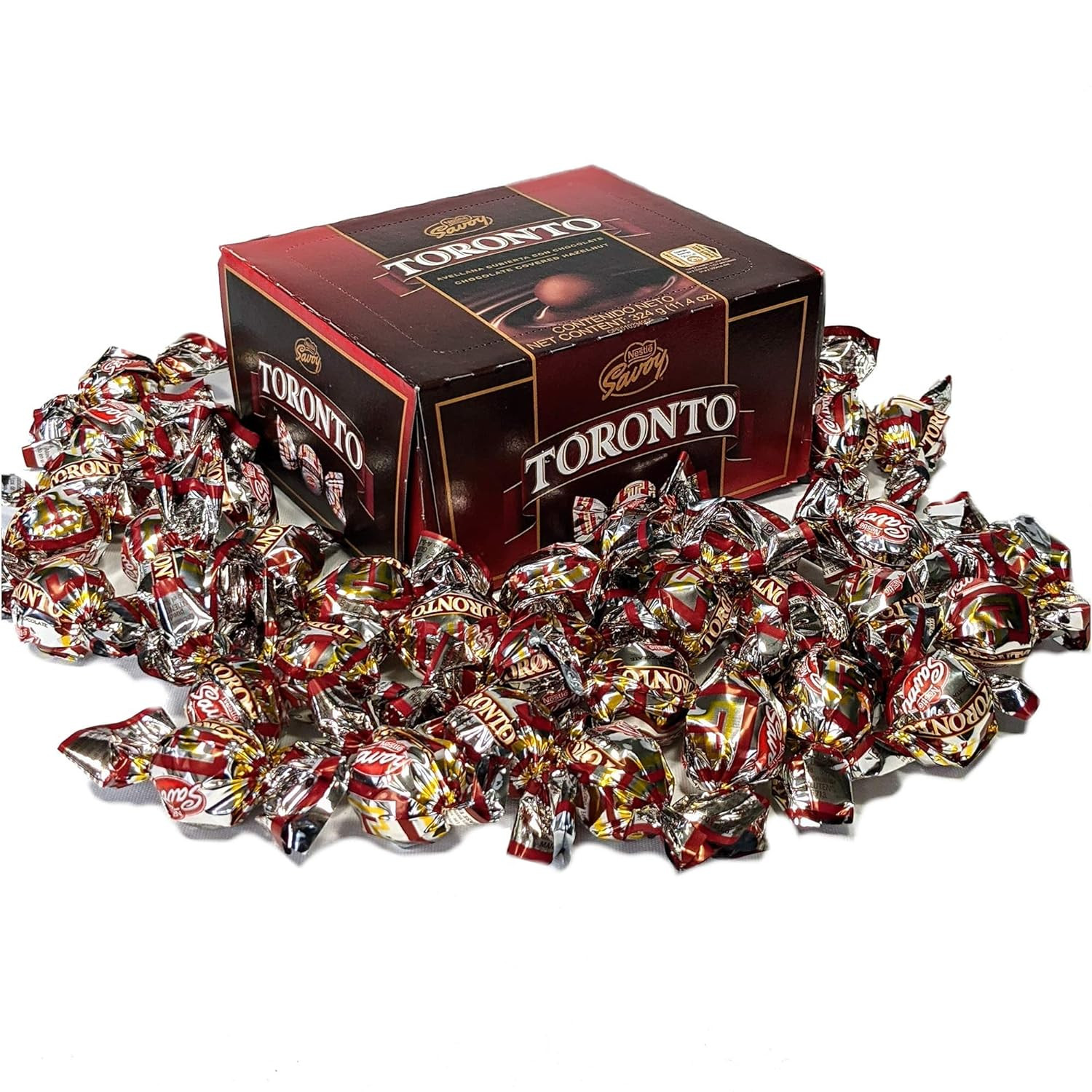 Savoy Toronto Chocolate Covered Hazelnut Savoy 36 Unit NET Wt 324G