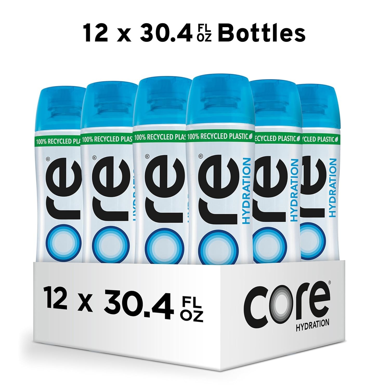 Core Hydration Perfectly Balanced Water, 30.4 fl oz bottle (Pack of 12)