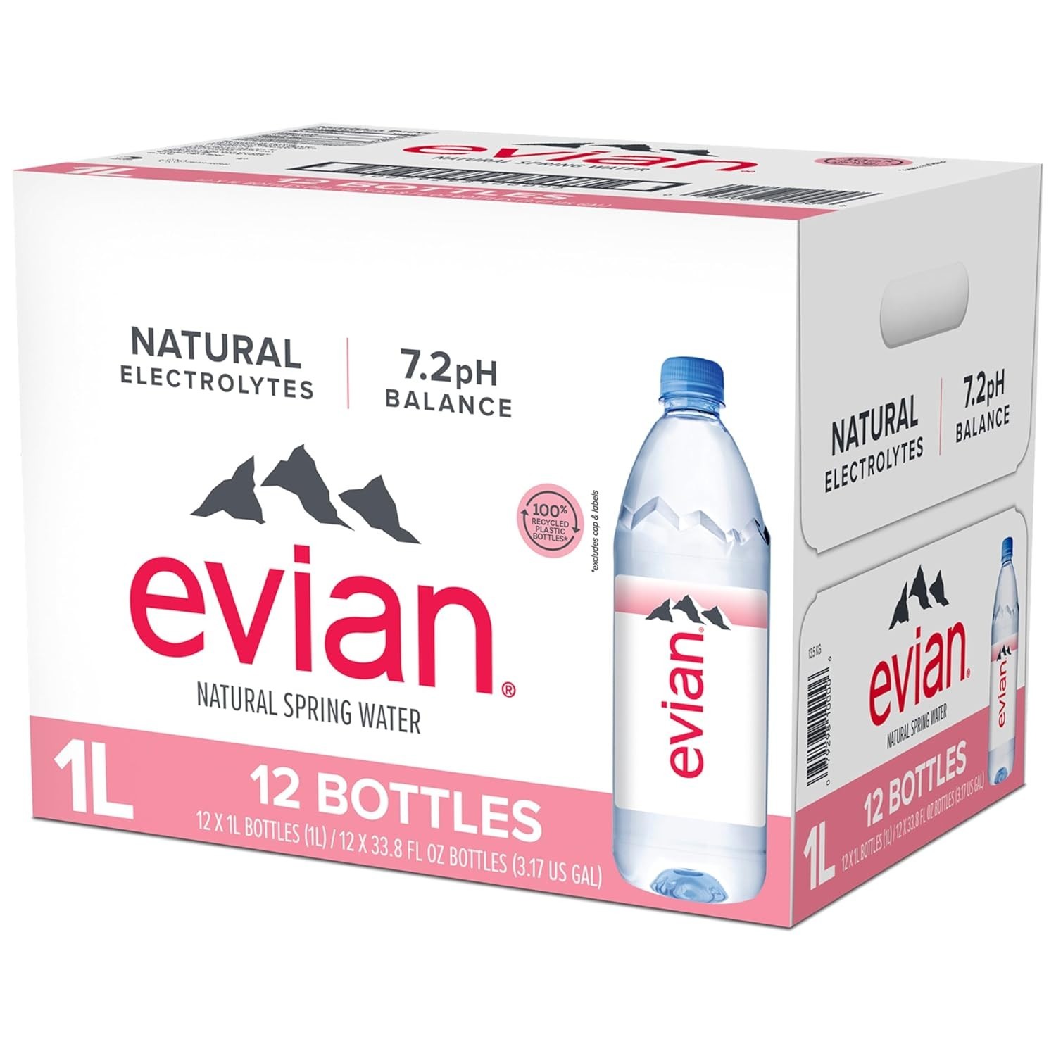 Eco-Friendly 1L Bottled Natural Spring Water – 12 Pack for Everyday Refreshment