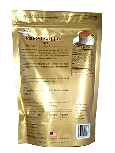 CB 4-In-1 Instant Reishi Coffee 20 Sachets x 18g ~ Product of USA