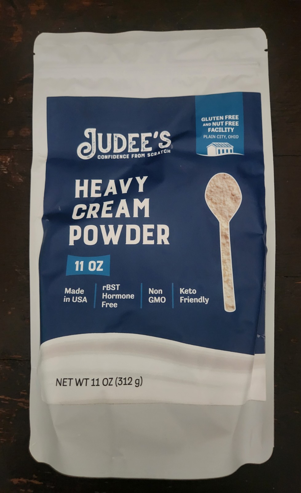 1 Judee’s Heavy Cream Powder.Made in the USA Non GMO,Gluten Free. 11 oz exp.3-28