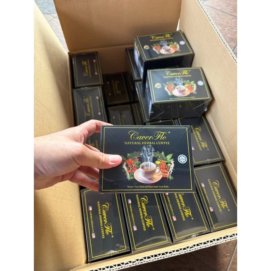 4 Boxes (40x25g) Natural Herbal Instant Coffee Beverage For Healthy Men Caverflo