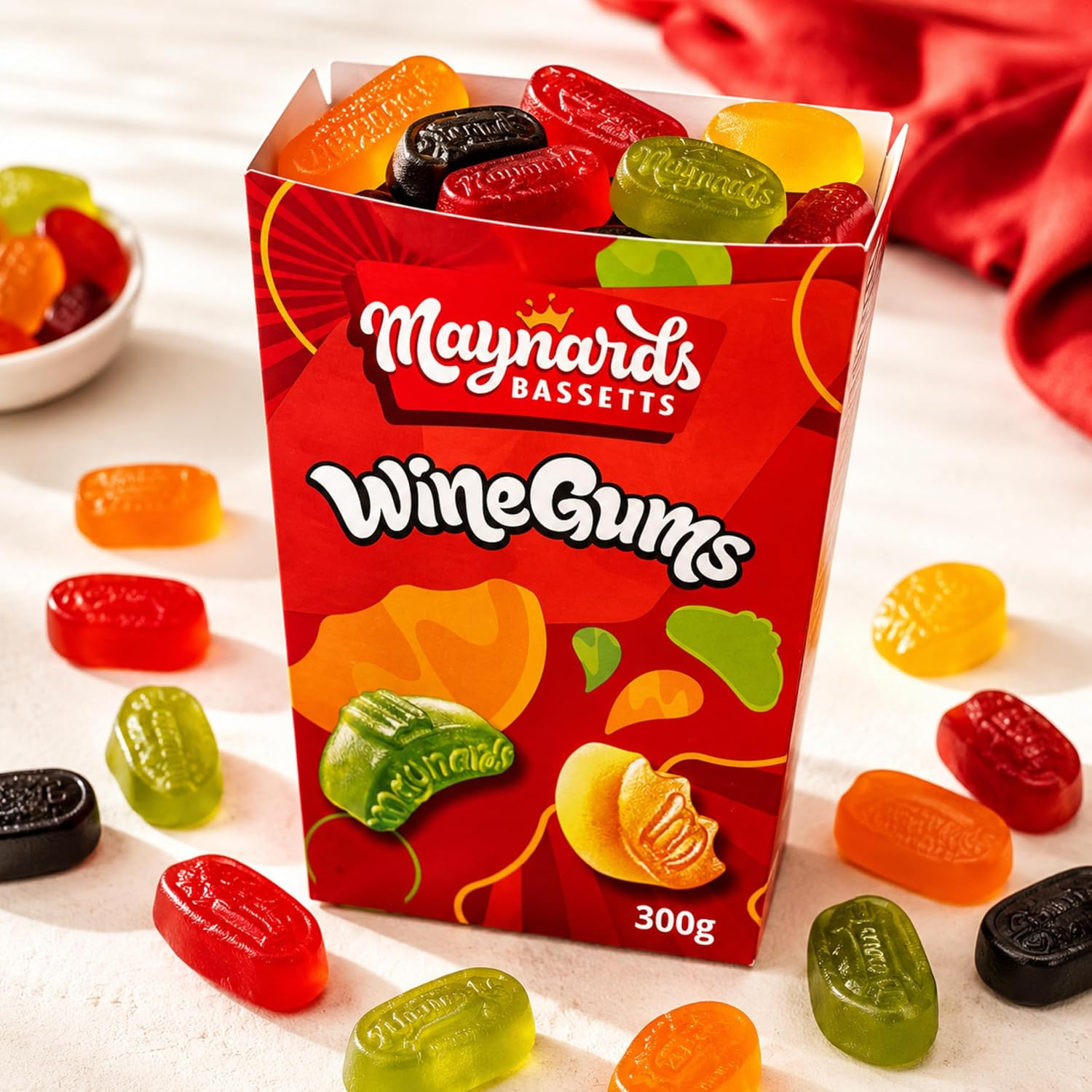 Maynards Wine Gums Carton 300G (1 Pack)