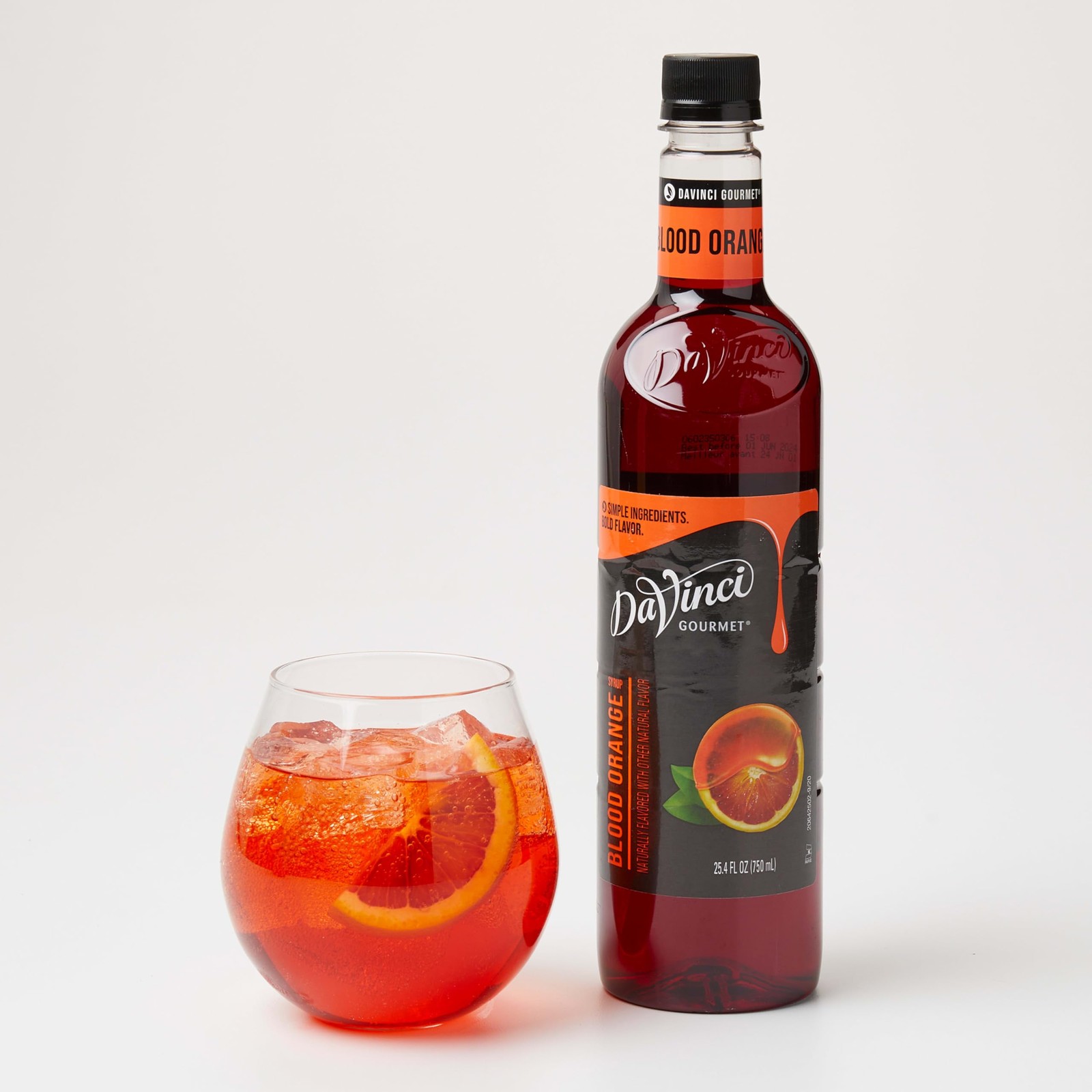 Blood Orange Coffee Syrup Flavoring for Drinks Cocktails 25.4 fl oz