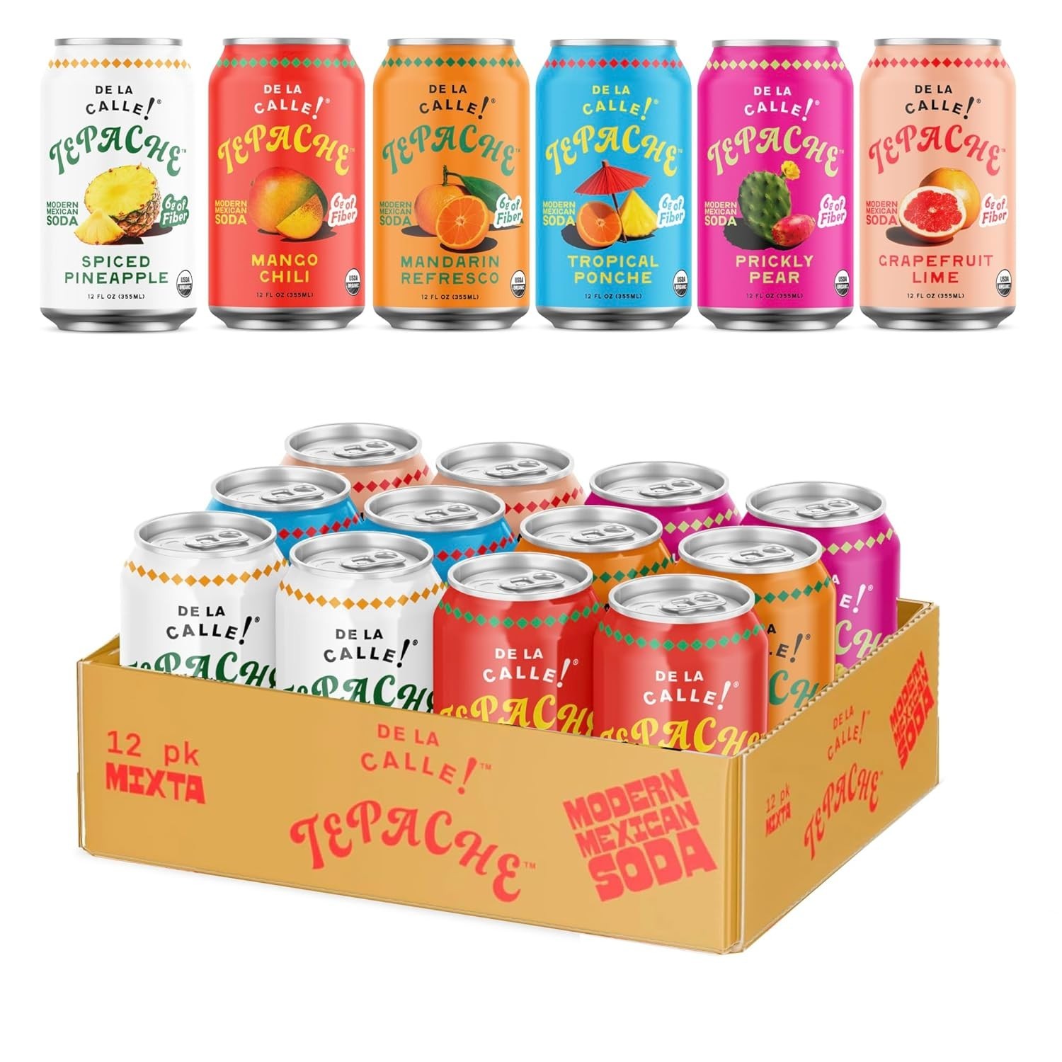 Tepache Mixta Variety Pack – Modern Mexican Soda`/