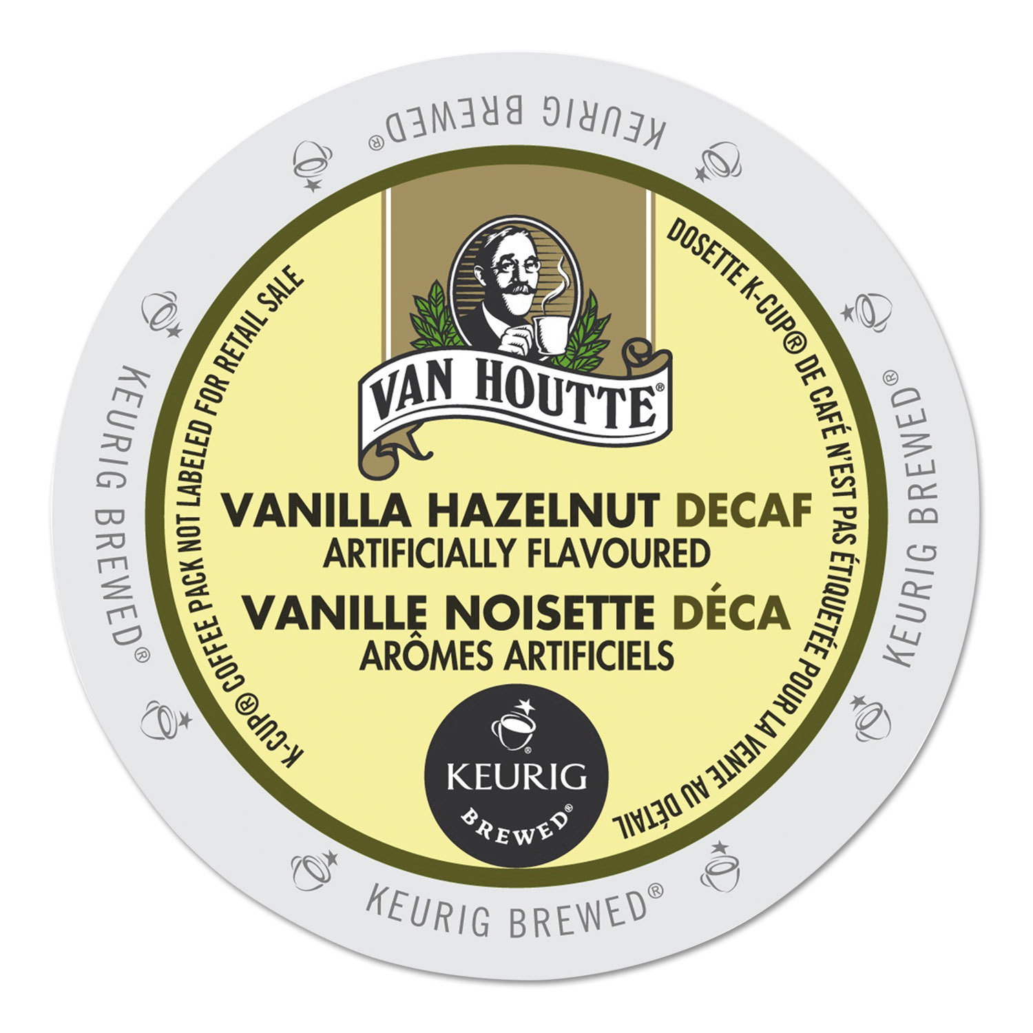 Van Houtte Decaf Vanilla Hazelnut Coffee 24 to 144 Keurig K cups Pick Any Size