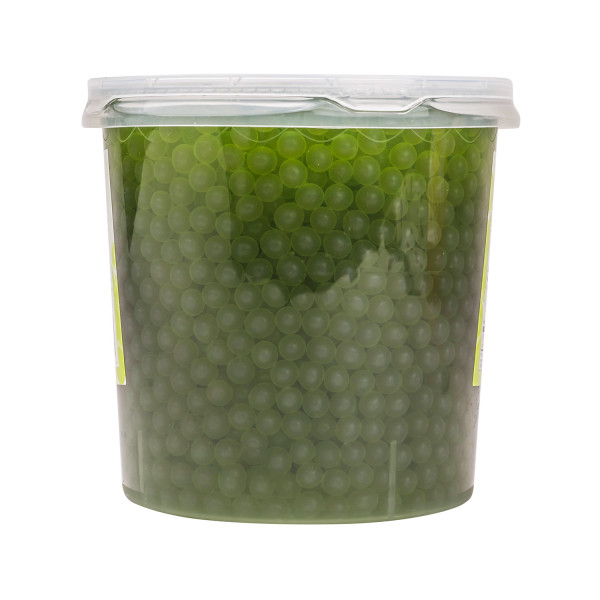 Tea Zone Green Apple Popping Pearls/Popping Boba (B2060, 7 lbs) for Boba Tea