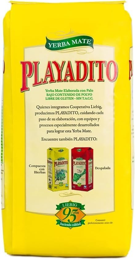 Playadito Yerba Mate 1kg 3 Pack | Traditional Argentine Mate | USA Seller