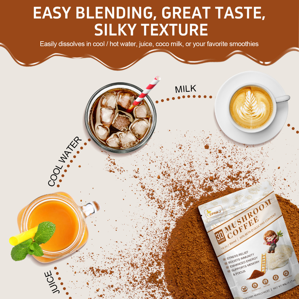Organic Mushroom Coffee 100% Authentic FREE SHIPPING / Better Than Ryze /No Odor