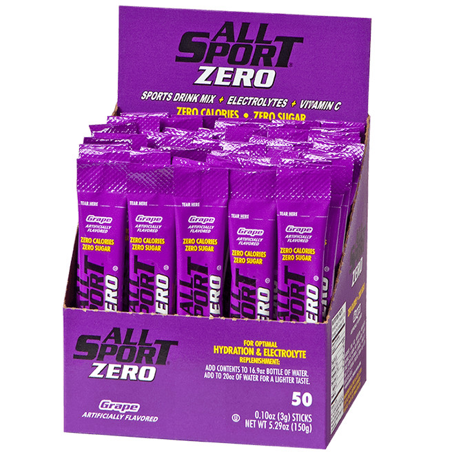 All Sport Powder Hydration Sticks, Zero Calorie Sports Drink, Variety 500/Case