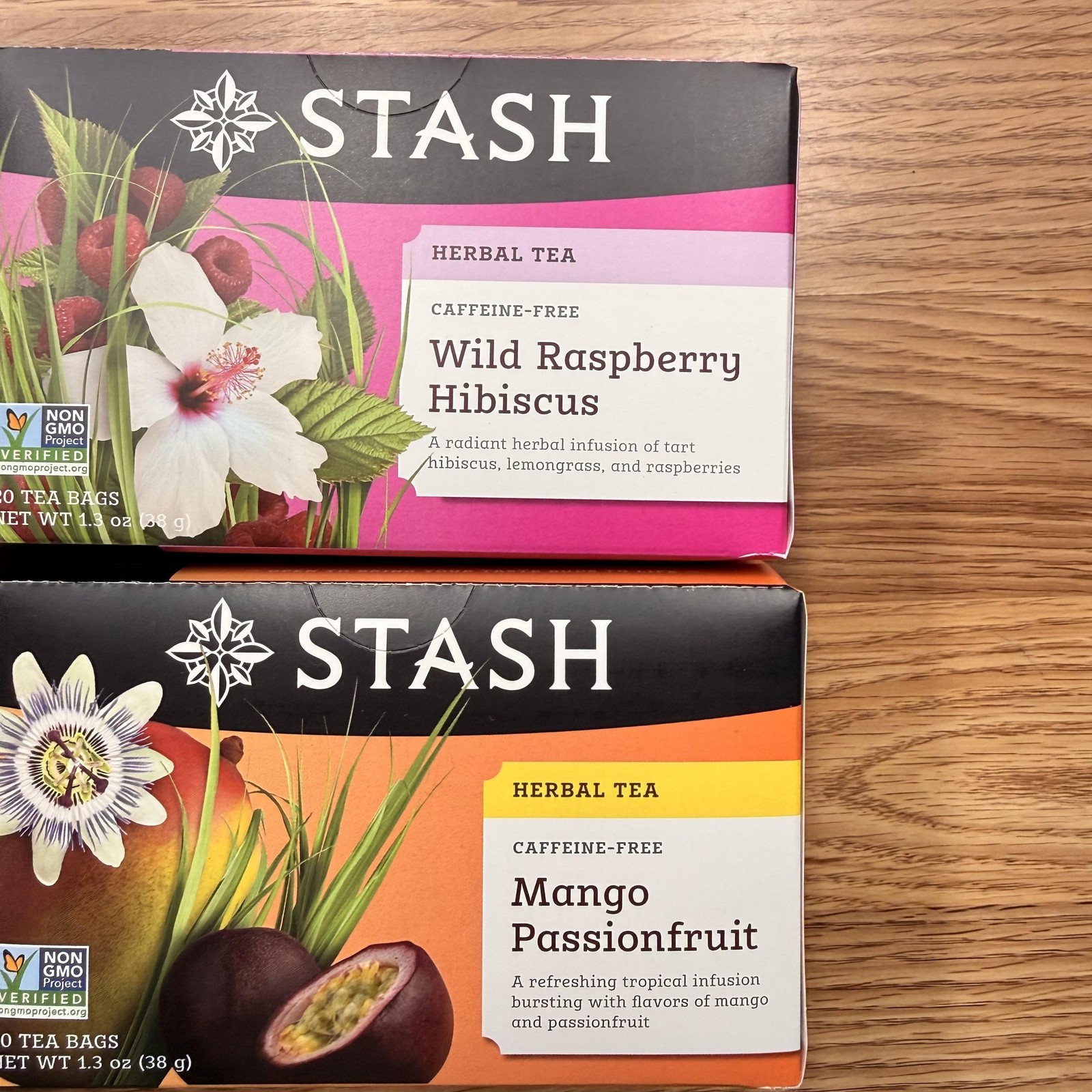 Stash Herbal Tea Variety Pack Caffeine Free 4 Boxes 78 Bags Kosher Non-GMO