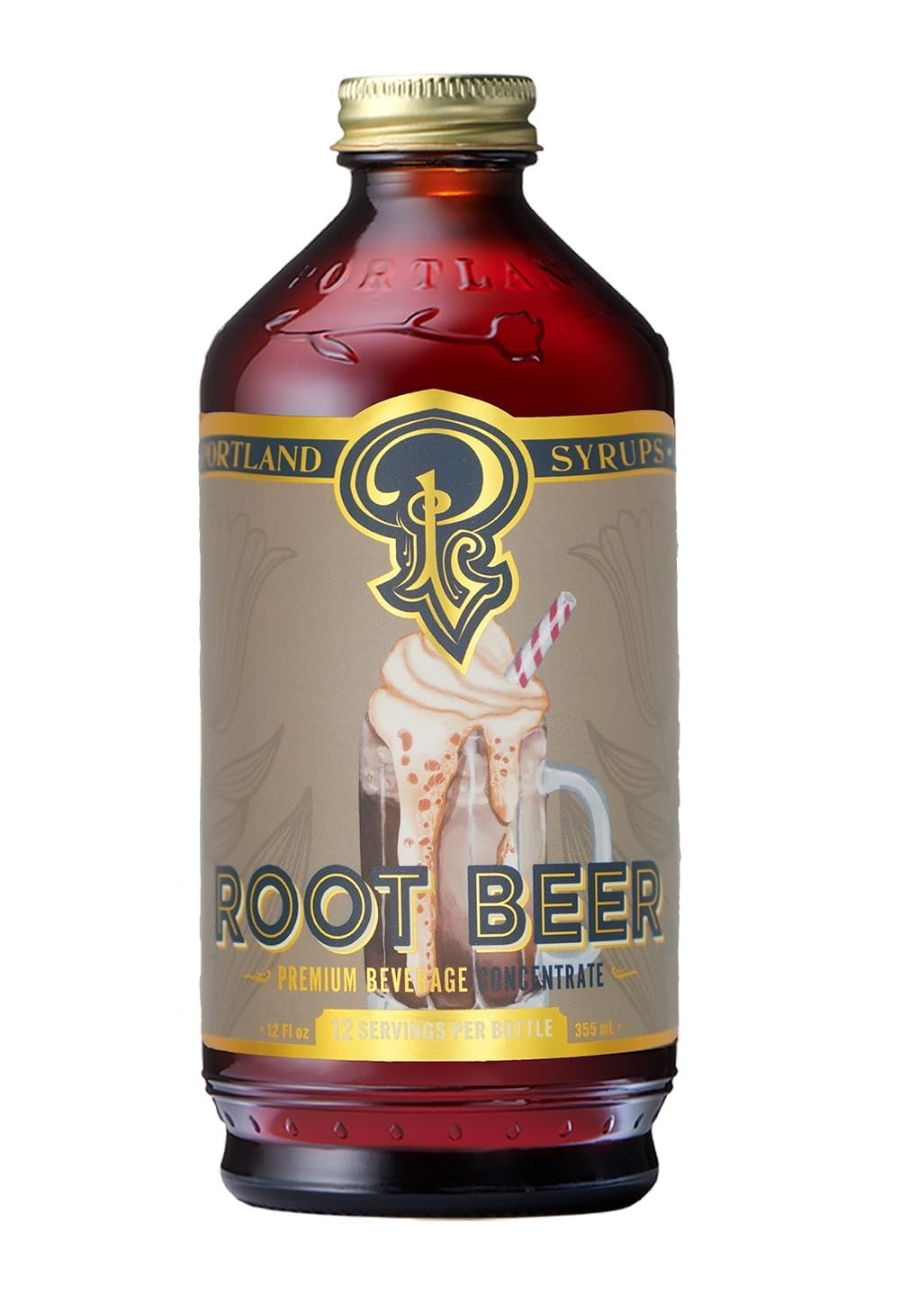 Portland Syrups Genuine Root Beer Syrup Premium Beverage Concentrate for Aut…