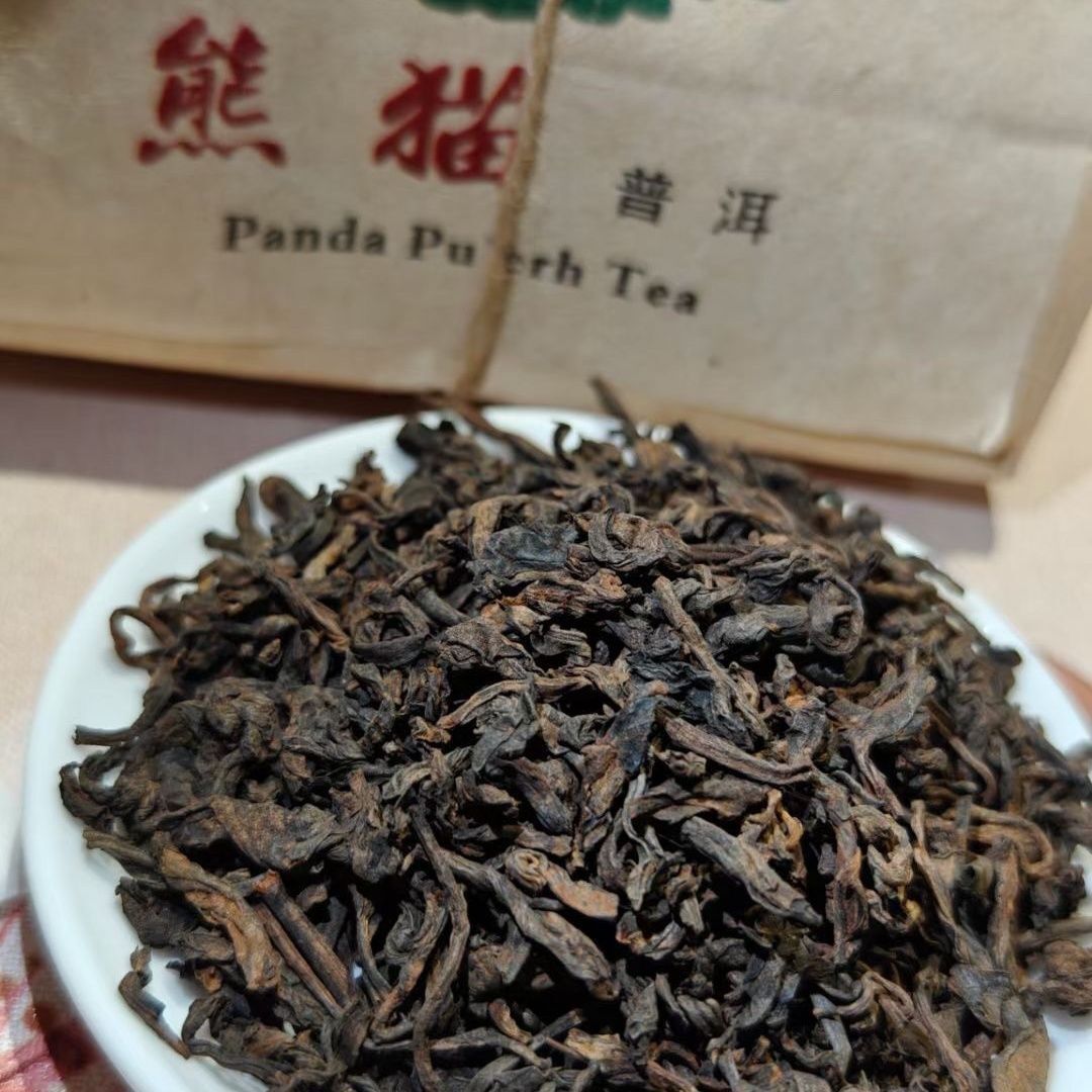 1988 Yunnan Aged Panda Pu-erh Tea Loose Leaf Old Puer Ripe Tea Puerh Tea 300g