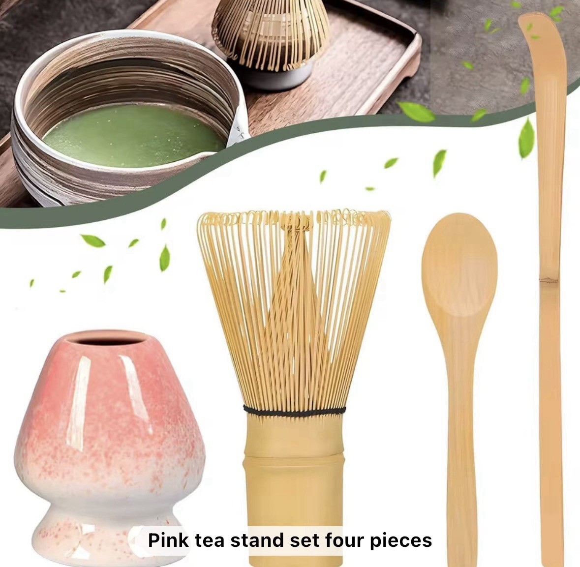 BUY ONE GET ONE FREE- High Quality Ceramic Matcha Set Japanese 4 pc