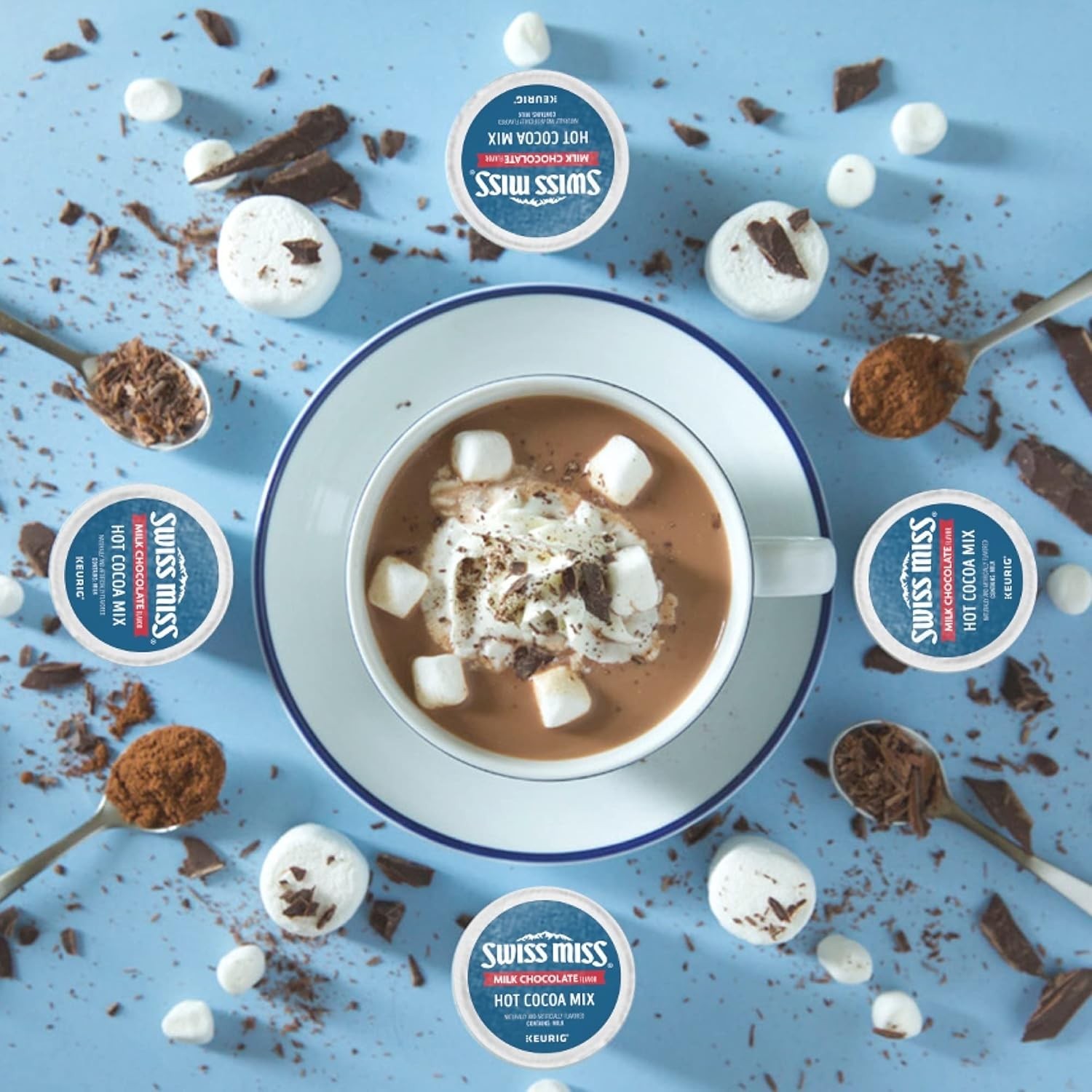 60 Count Single-Serve Milk Chocolate K-Cup Pods – Sweet Enjoyment Anytime