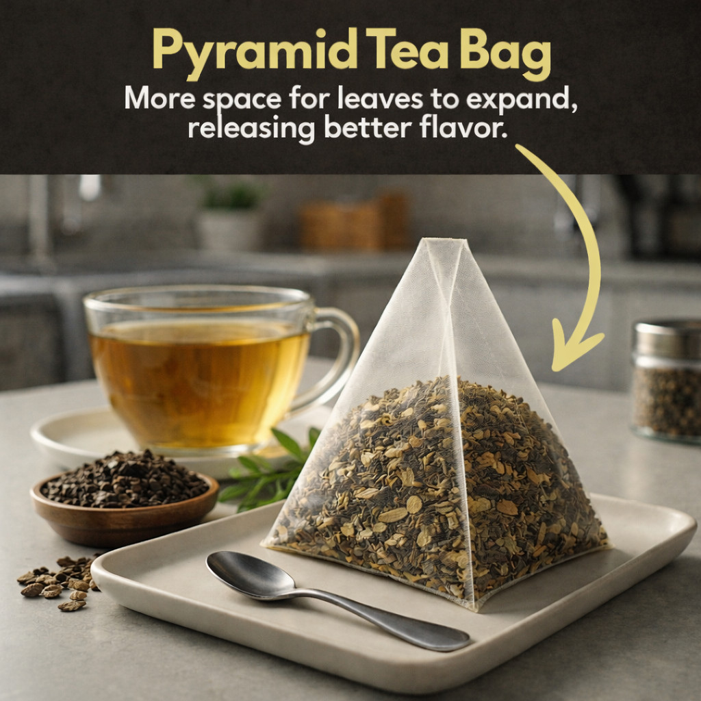 Organic Oolong Tea Bags – 100 Count (Plant-Based Pyramid Tea Bags)