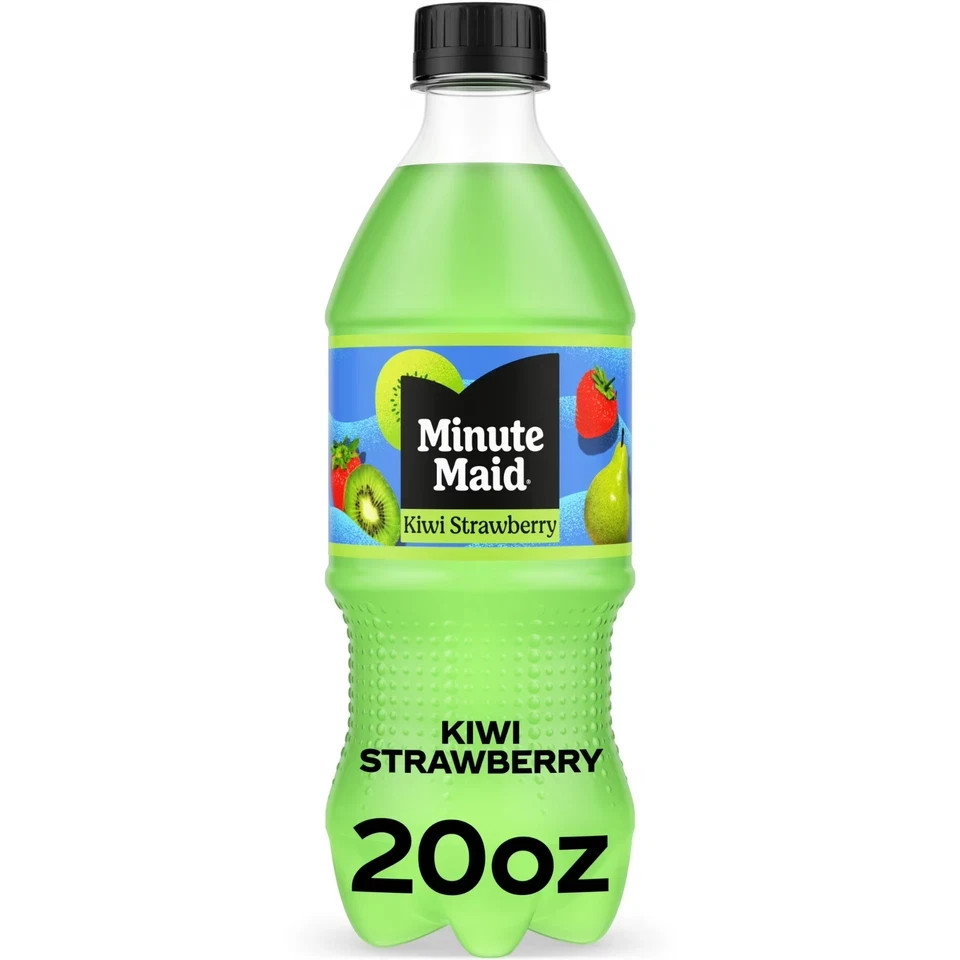 Minute Maid Kiwi Strawberry 20FL OZ Bottles – Refreshing Fruit Drink 24CT Case