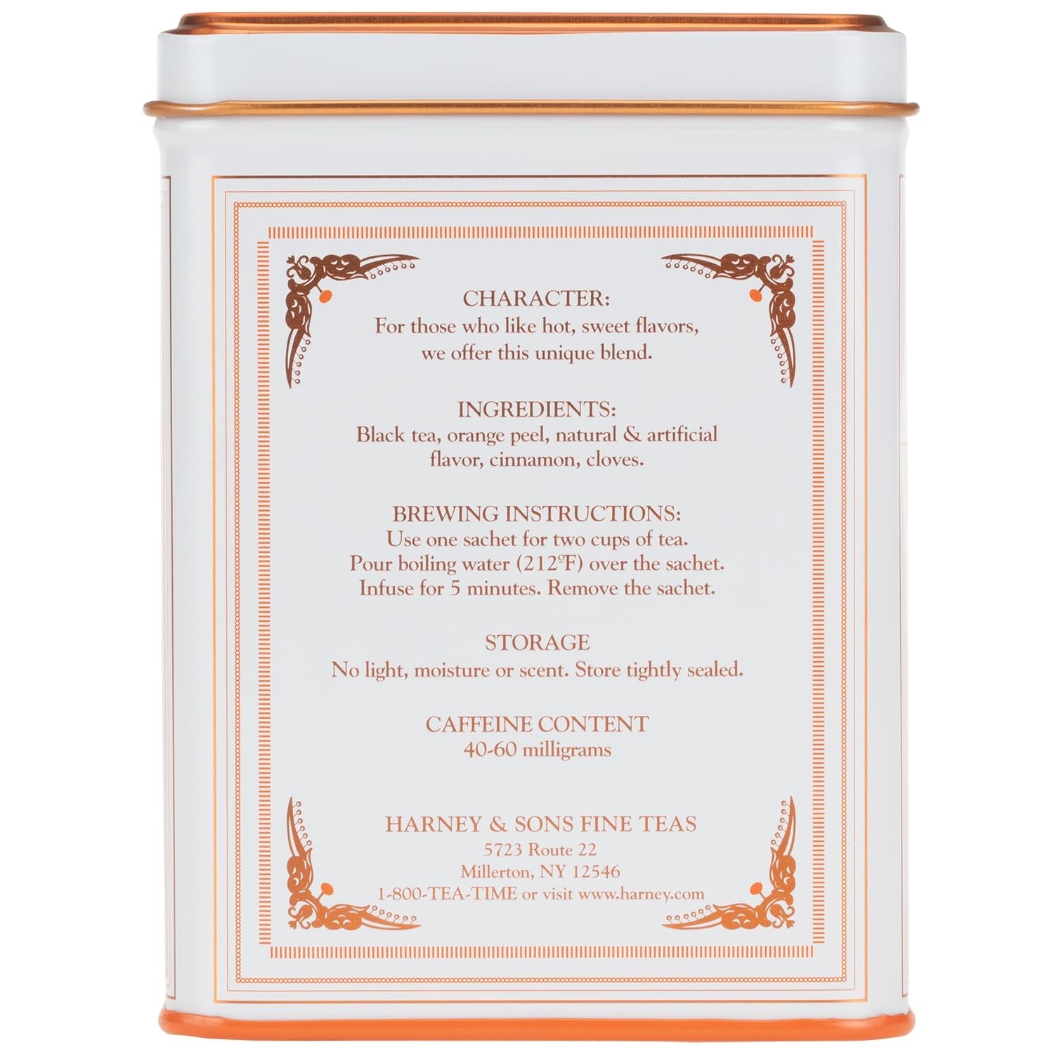 Warming Hot Cinnamon Spice Tea – 20 Gluten-Free Sachets for Anytime Enjoyment