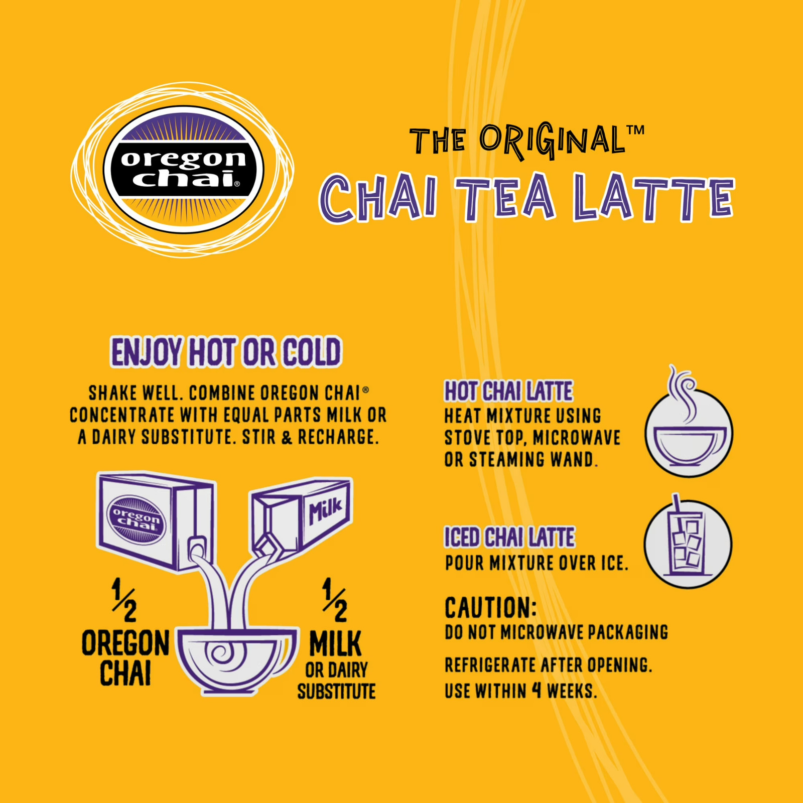 (2 pack) Oregon Chai Organic Spiced Chai Concentrate, 33 Fluid Ounces (Pack of 1